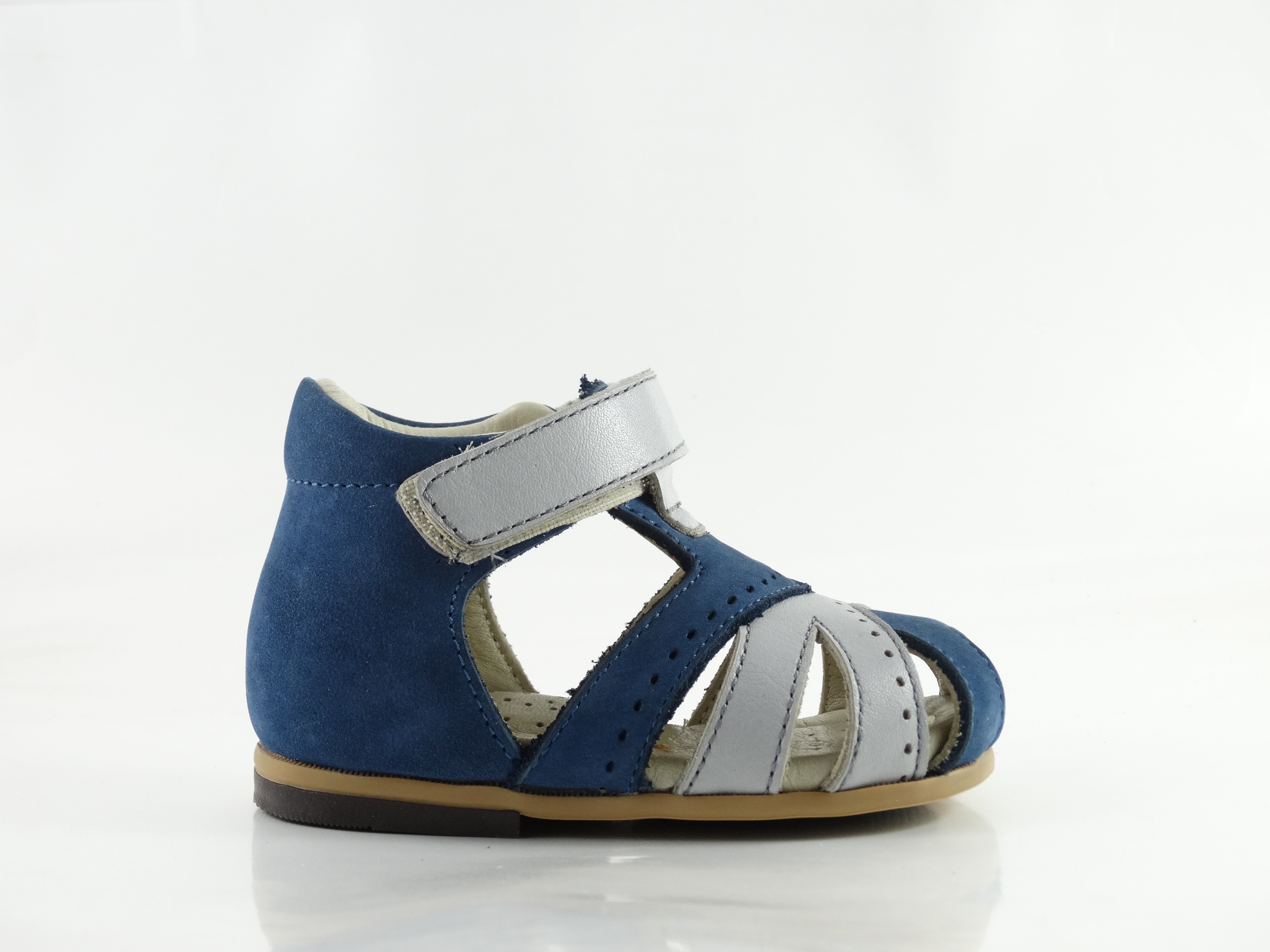 Baby Sandals Bebbini SARO White-Blue Size 19-21