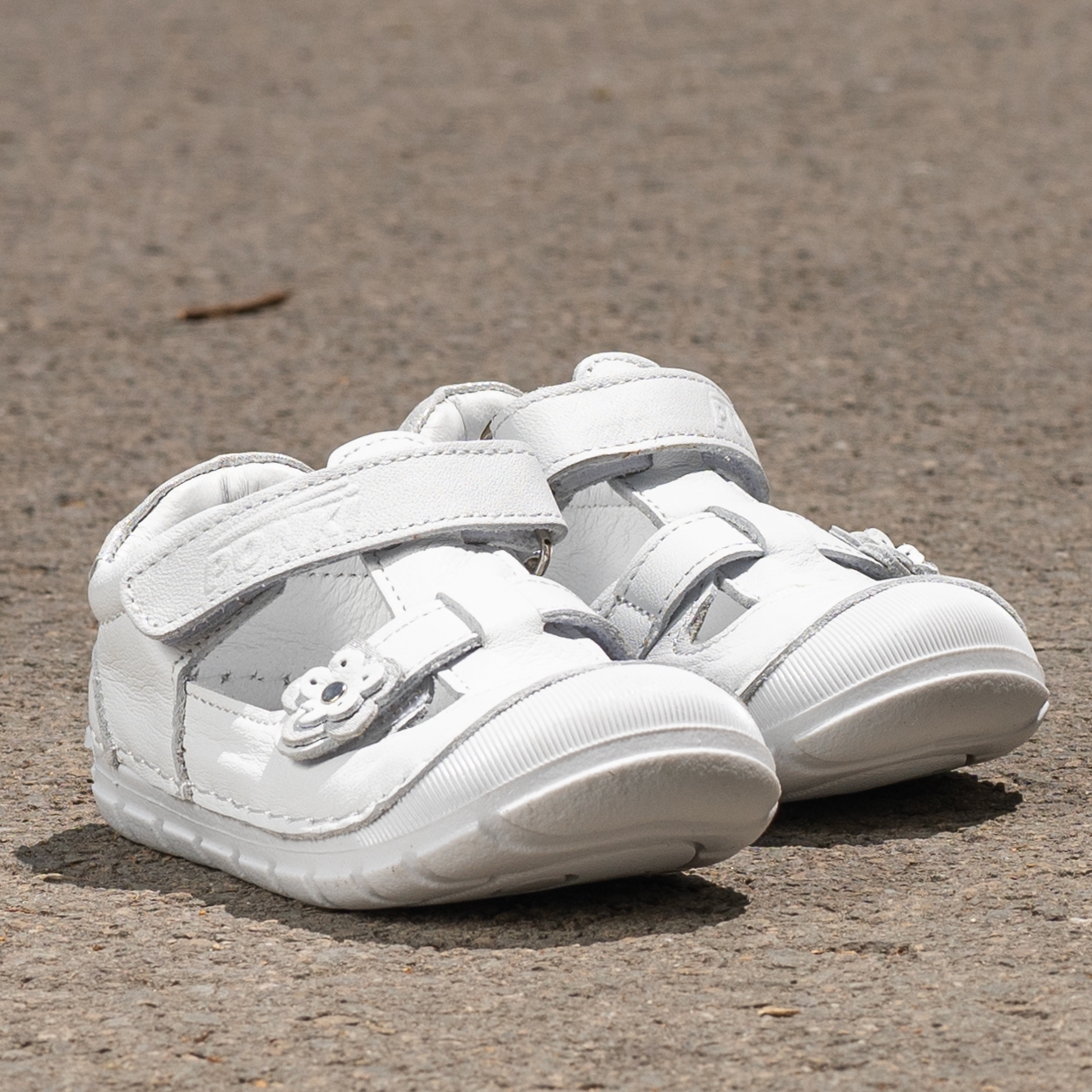 Baby sandals PONKI BAREFOOT VENUS WHITE №19-21