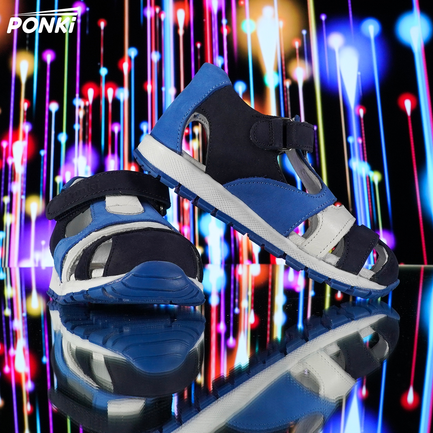 Baby sandals PONKI BEST Blue - B68-1 - №19-25
