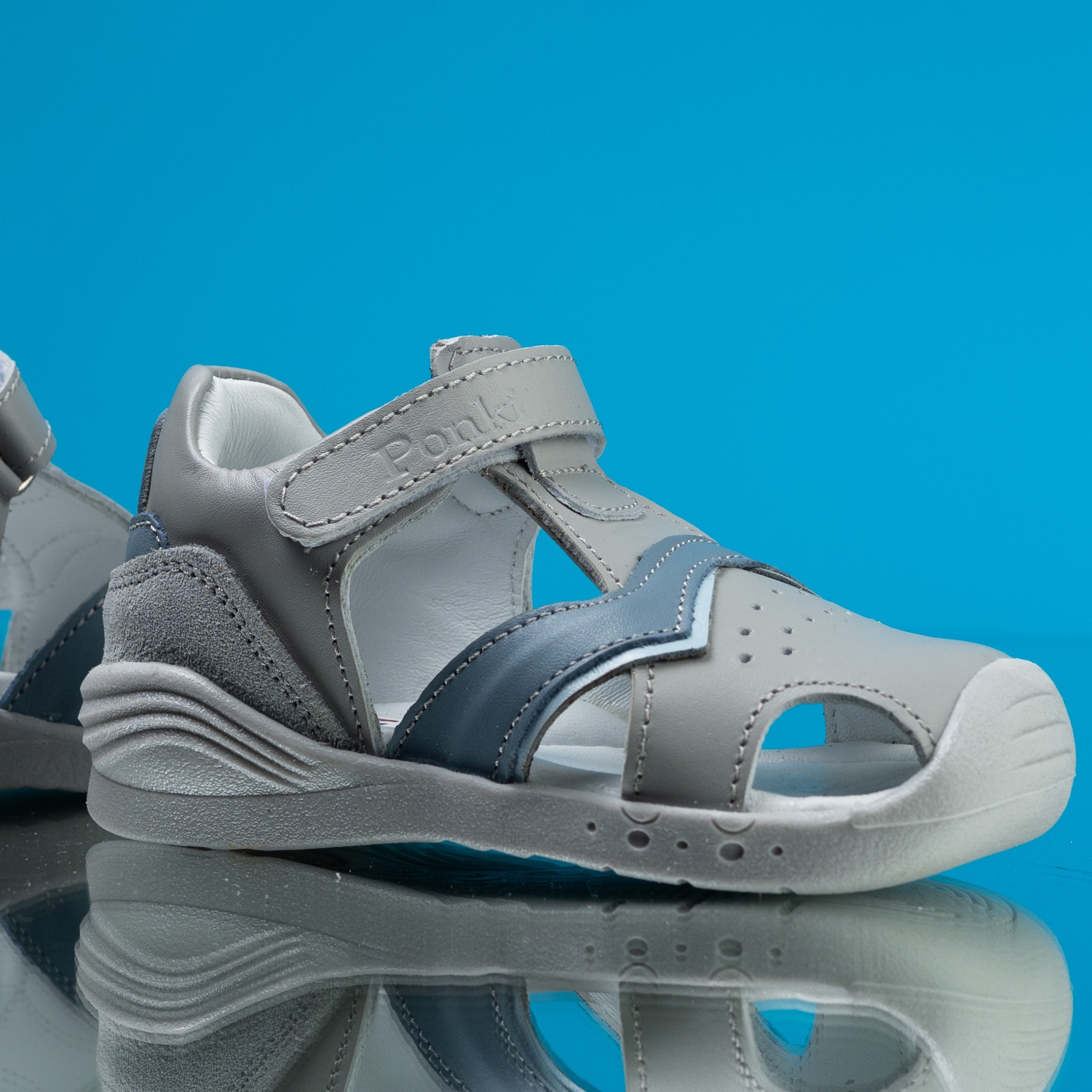 Baby sandals PONKI Bumble Grey №19-25