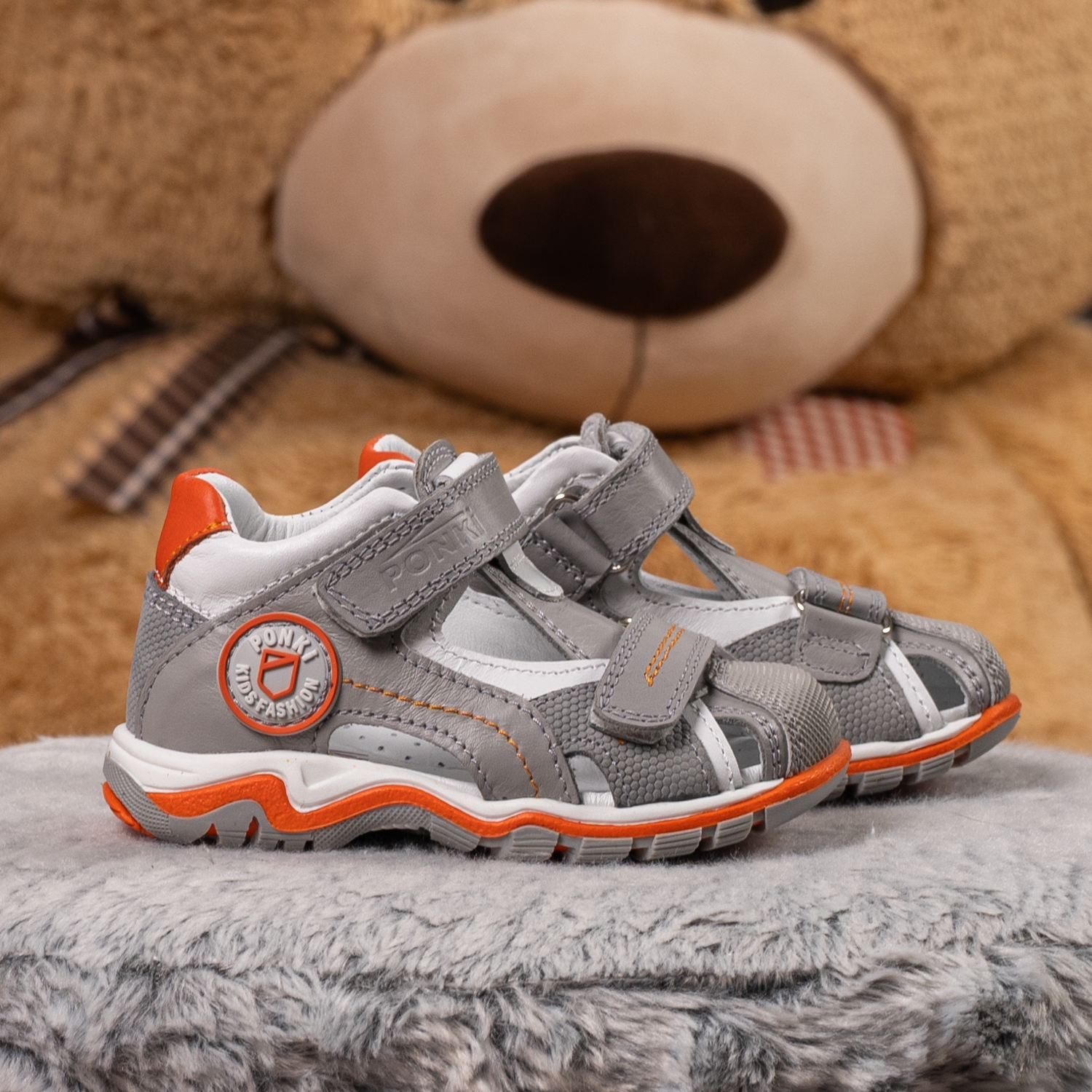 Baby sandals PONKI Colary Grey №21-25