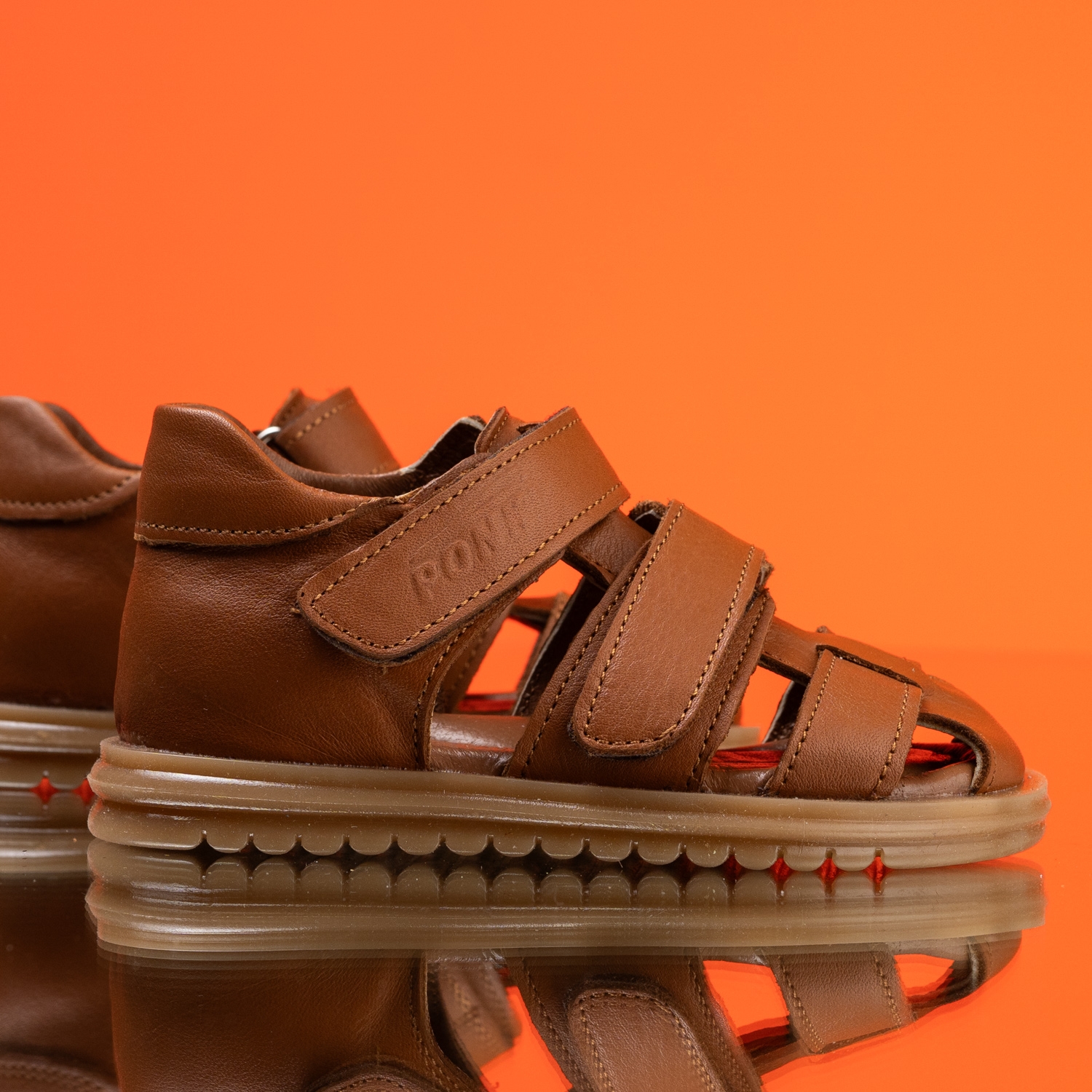 Baby sandals PONKI Craft Brown №19-25