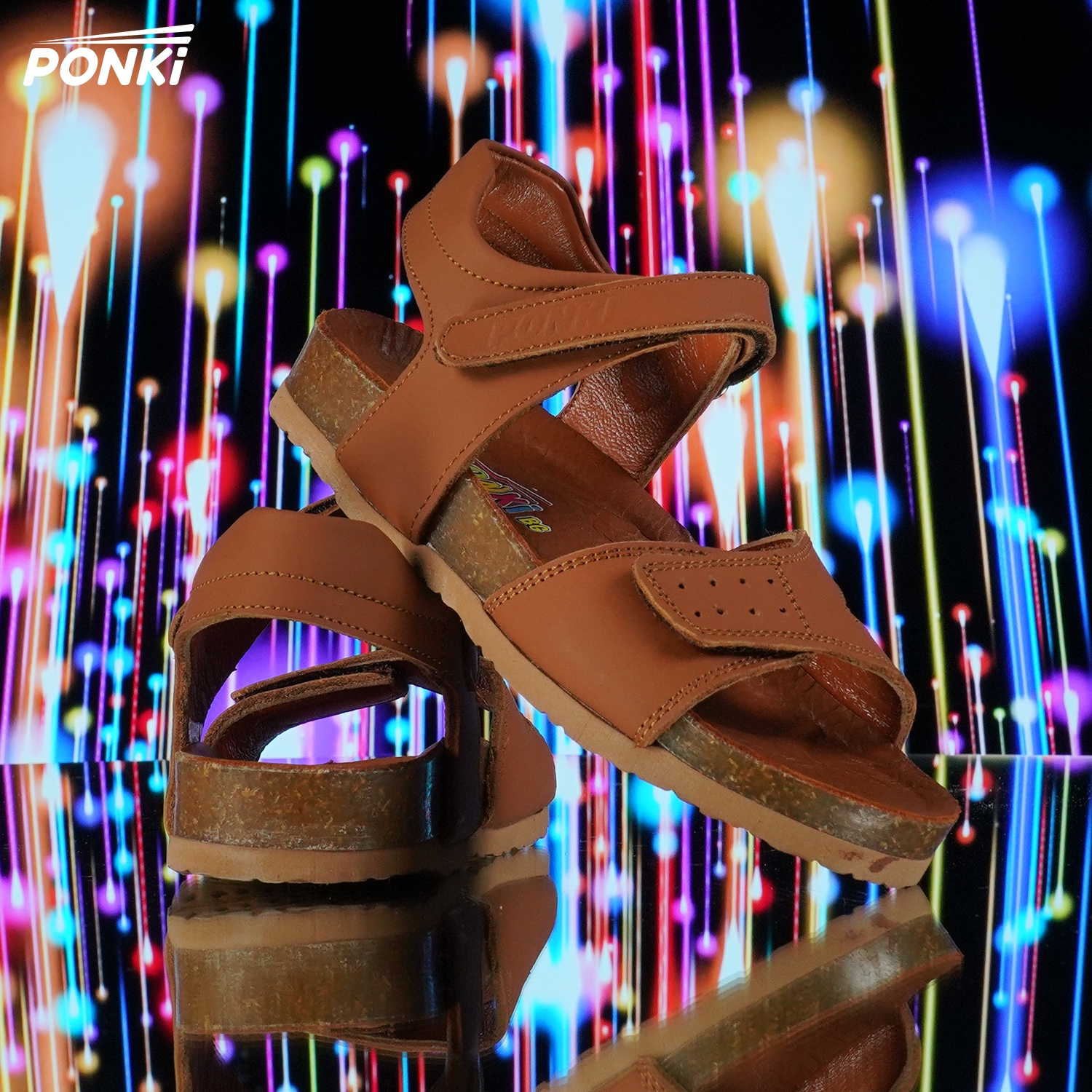 Baby sandals PONKI Global Brown- MA1051-14 - №22-25