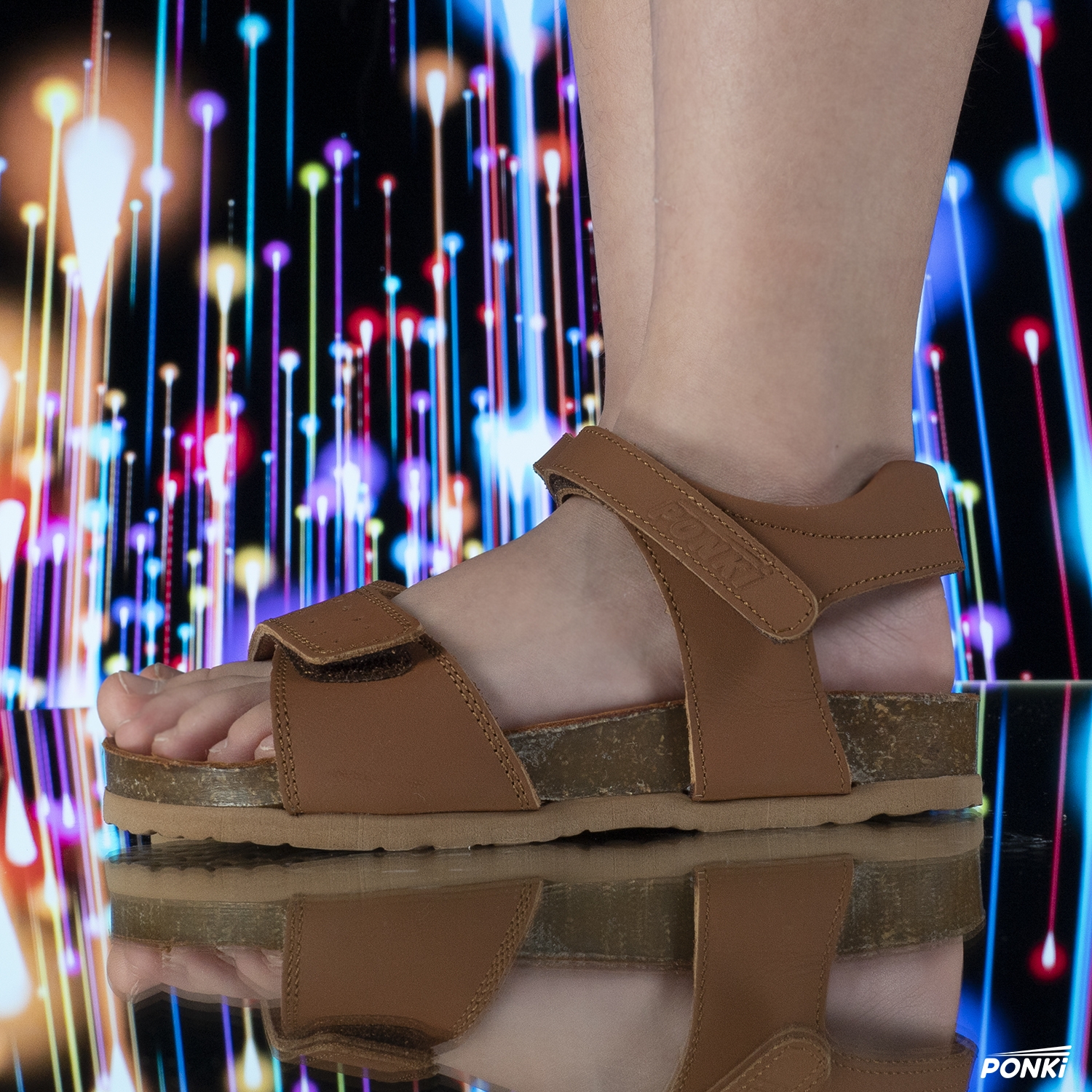 Baby sandals PONKI Global Brown- MA1051-14 - №22-25