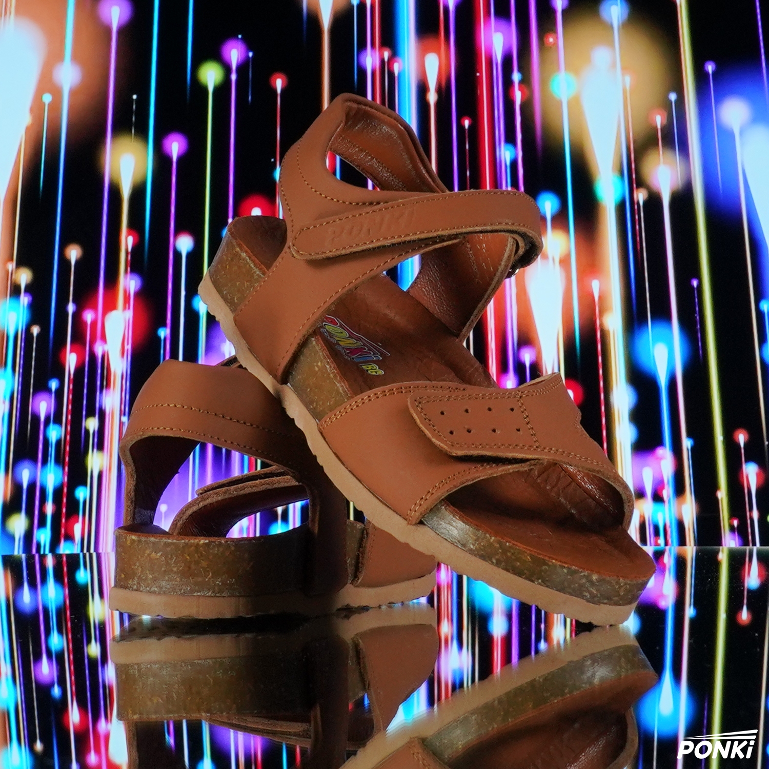 Baby sandals PONKI Global Brown- MA1051-14 - №22-25