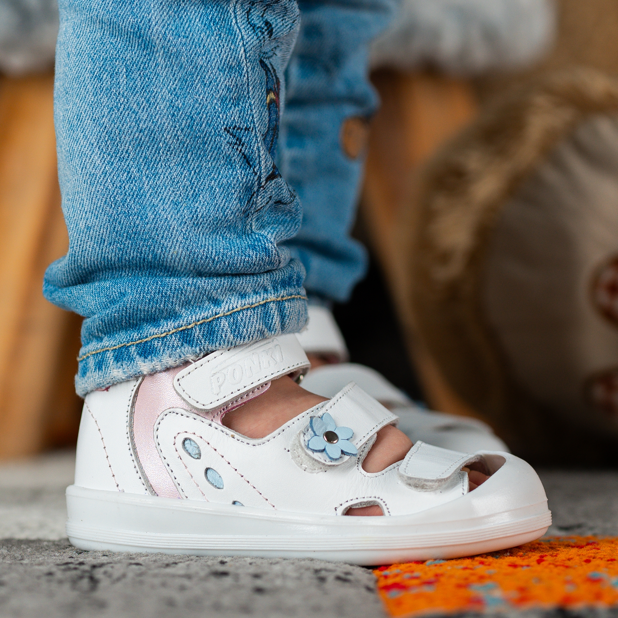 Baby sandals PONKI Merry White №19-25