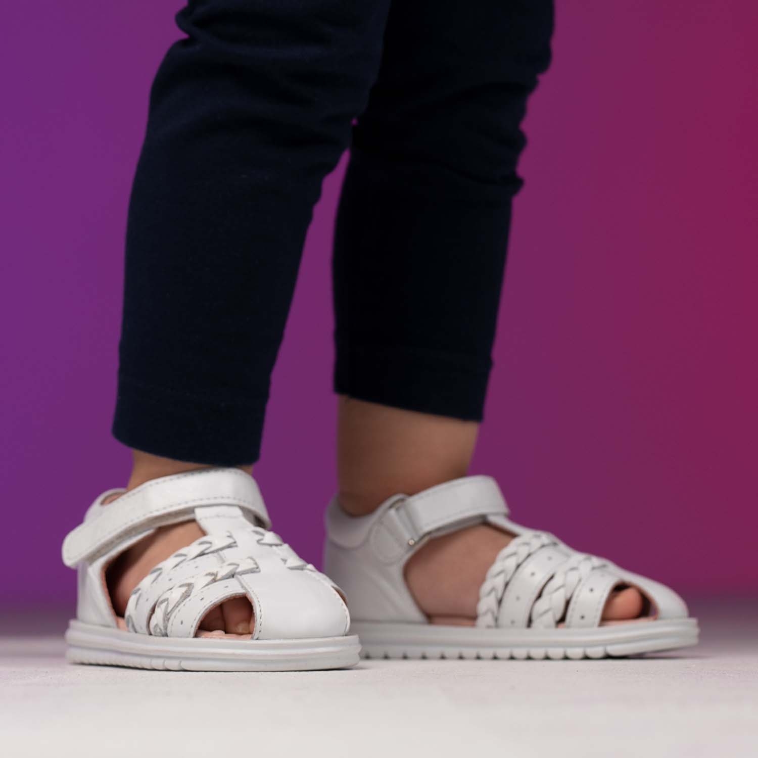Baby sandals PONKI Nami White №22-25