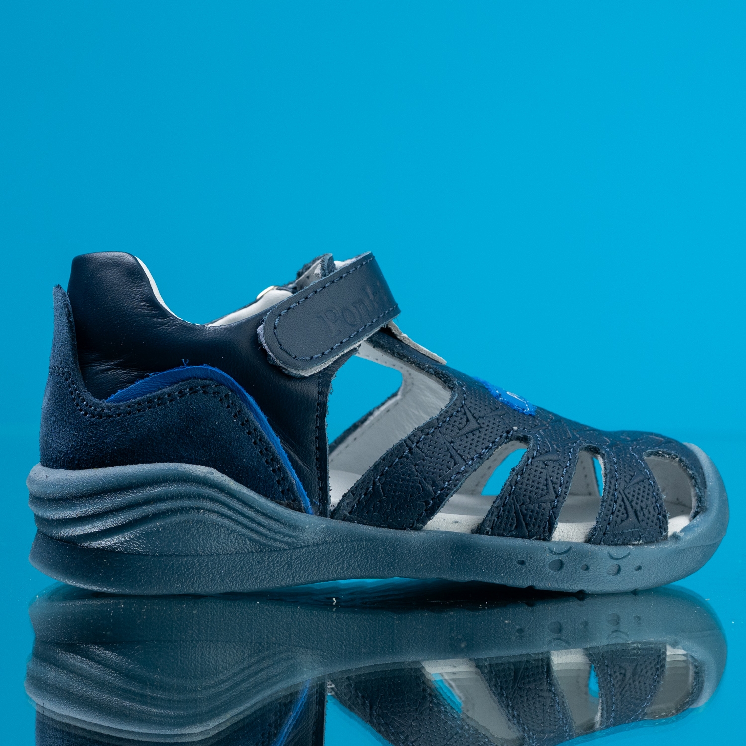 Baby sandals PONKI Optic Blue №19-25