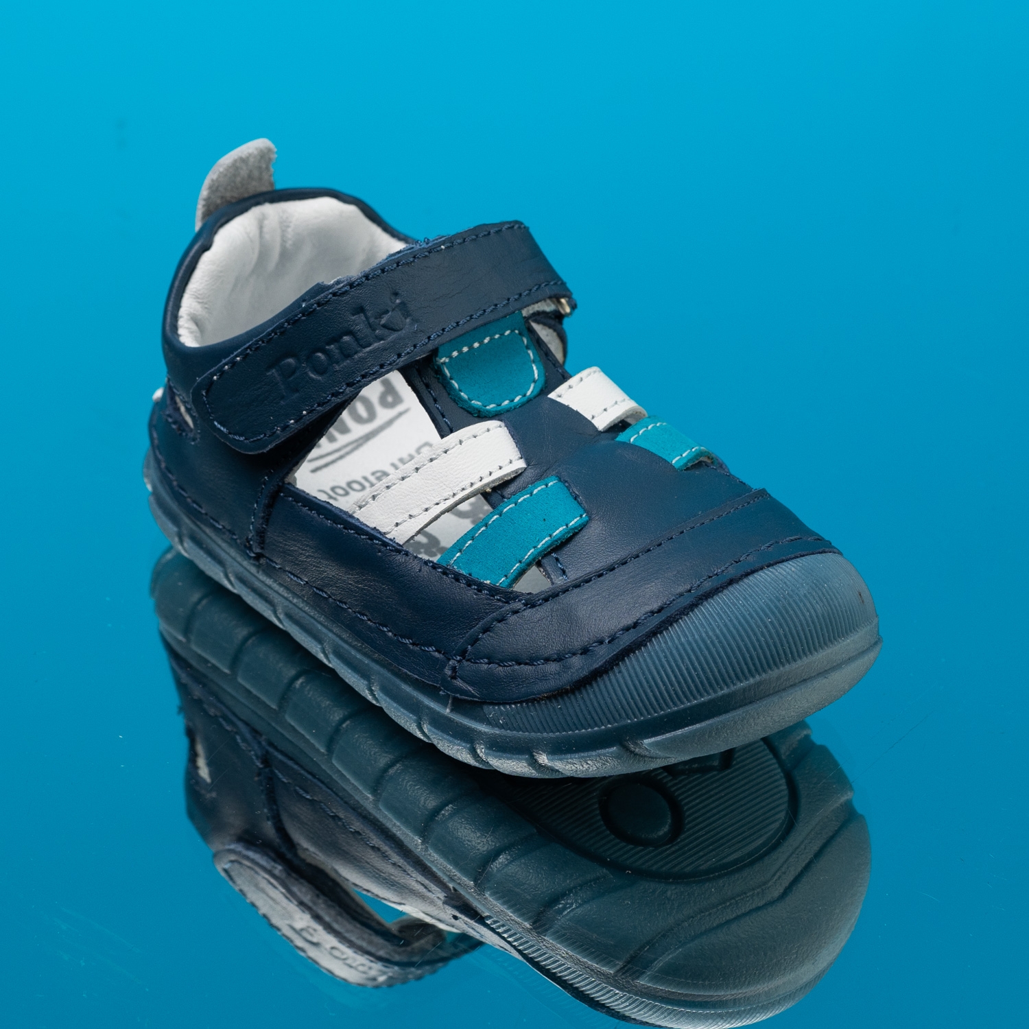 Baby sandals PONKI Optic Blue №19-25