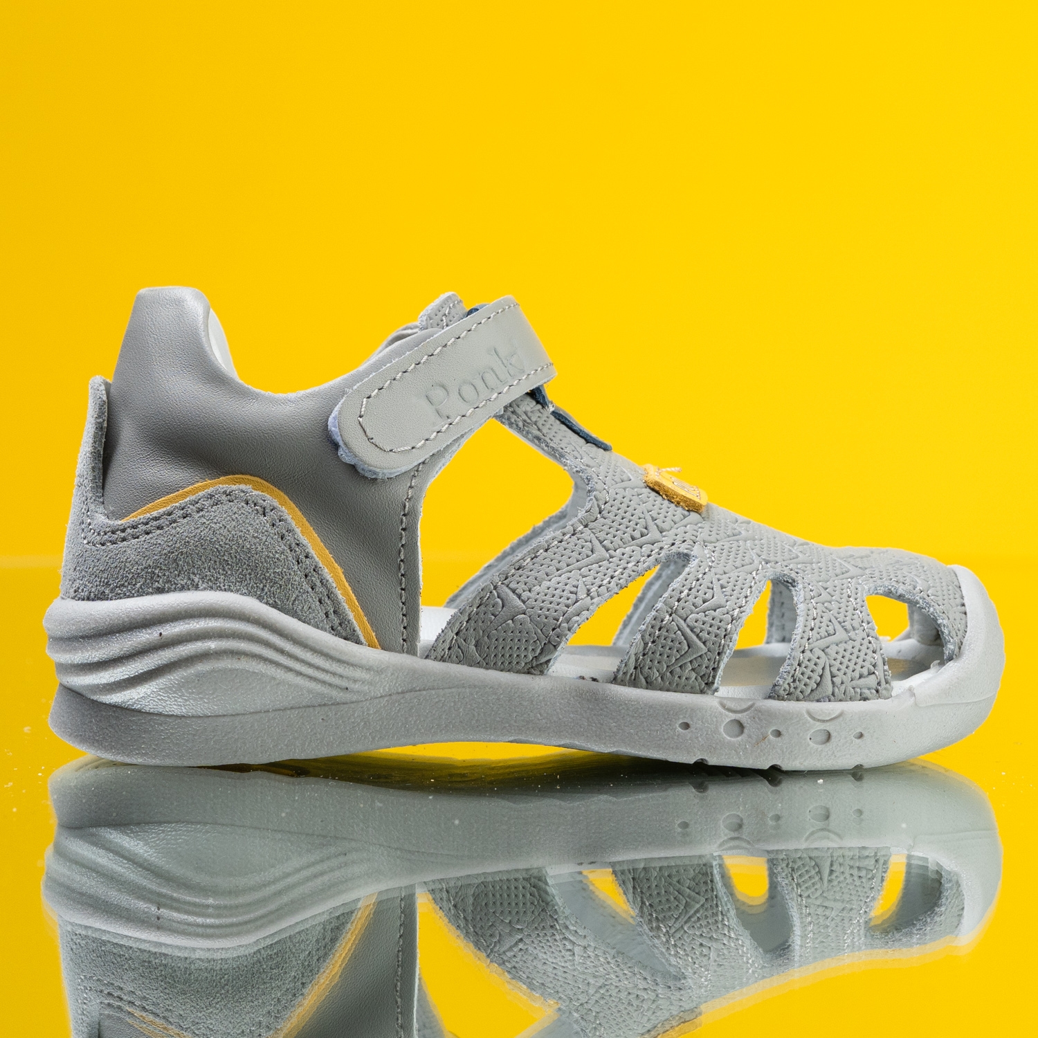 Baby sandals PONKI Optic Grey №19-25