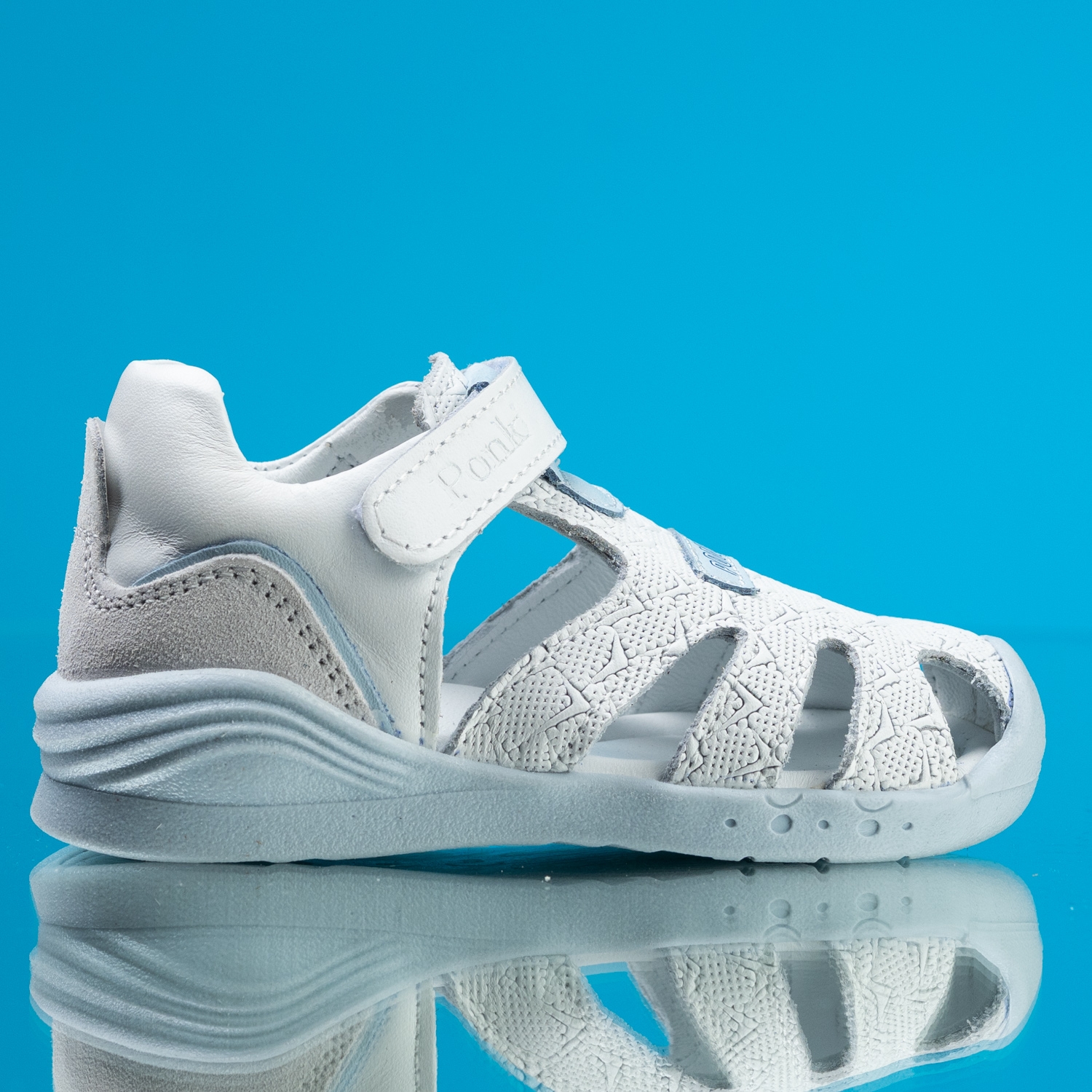 Baby sandals PONKI Optic White №19-25