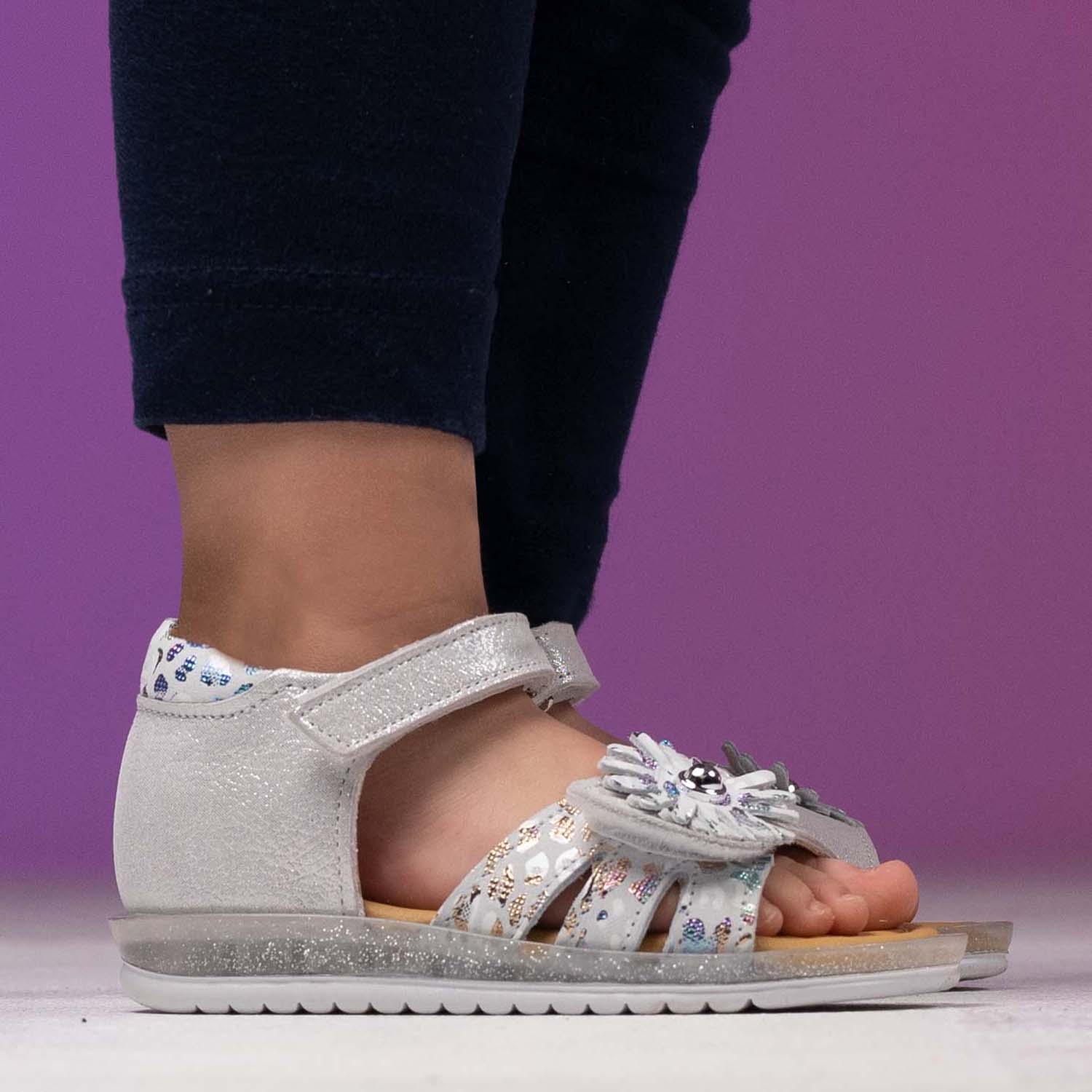 Baby sandals PONKI Queen Silver №22-25