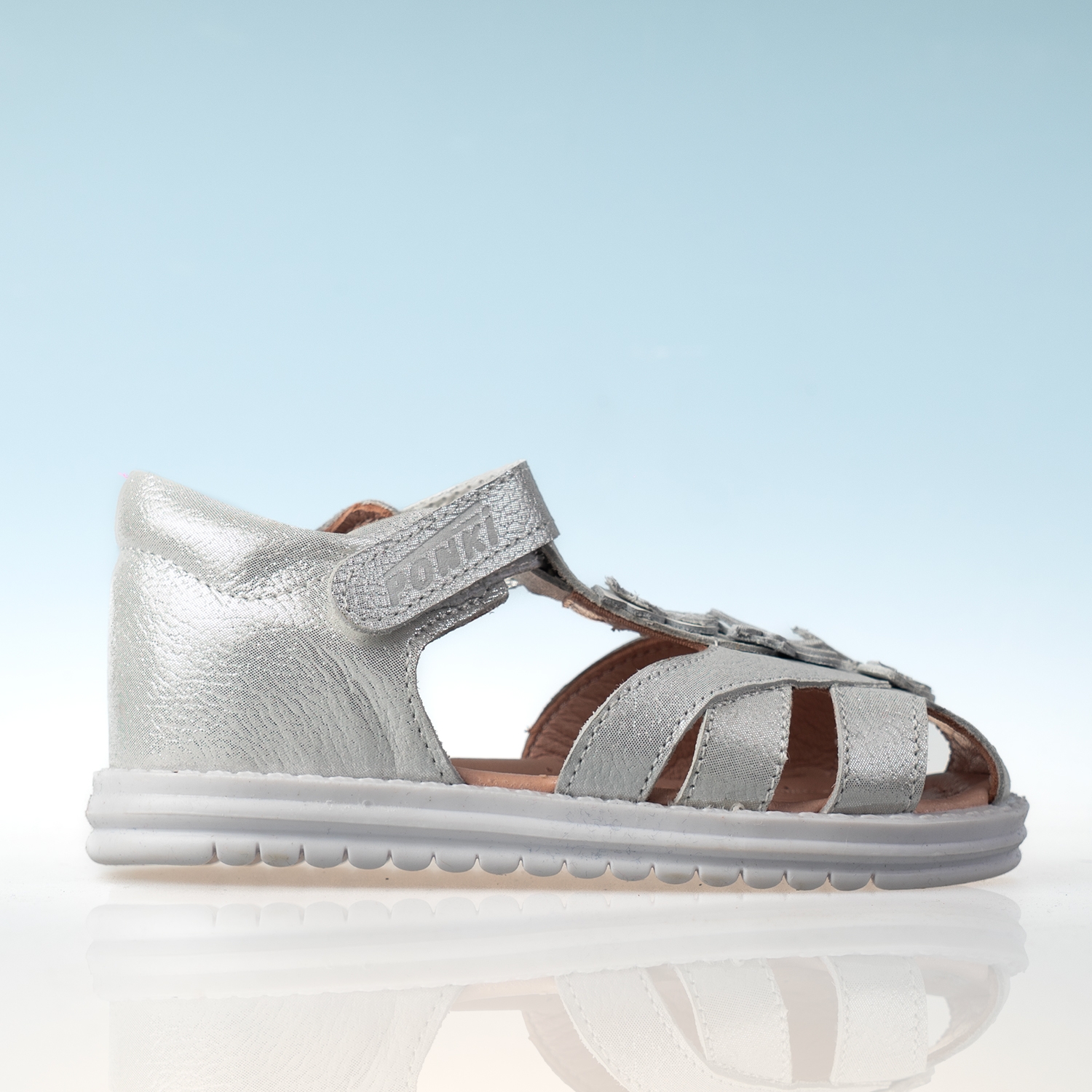 Baby sandals PONKI Roza Silver №19-25