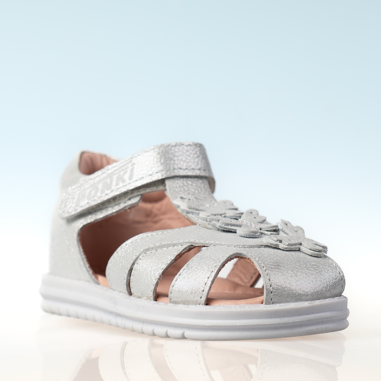 Baby sandals PONKI Roza Silver №19-25
