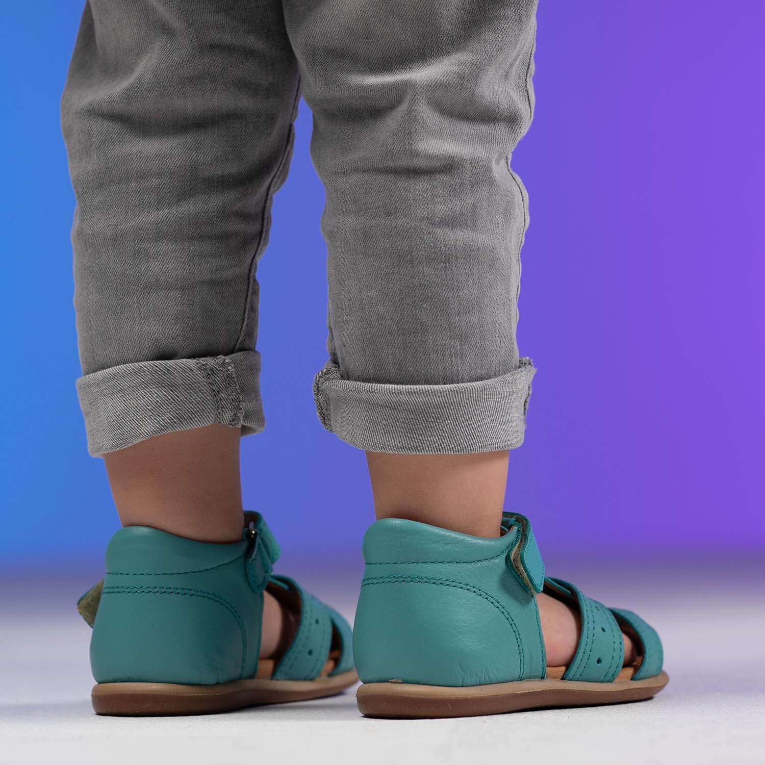 Baby sandals PONKI SARO Turqoise New №20-25