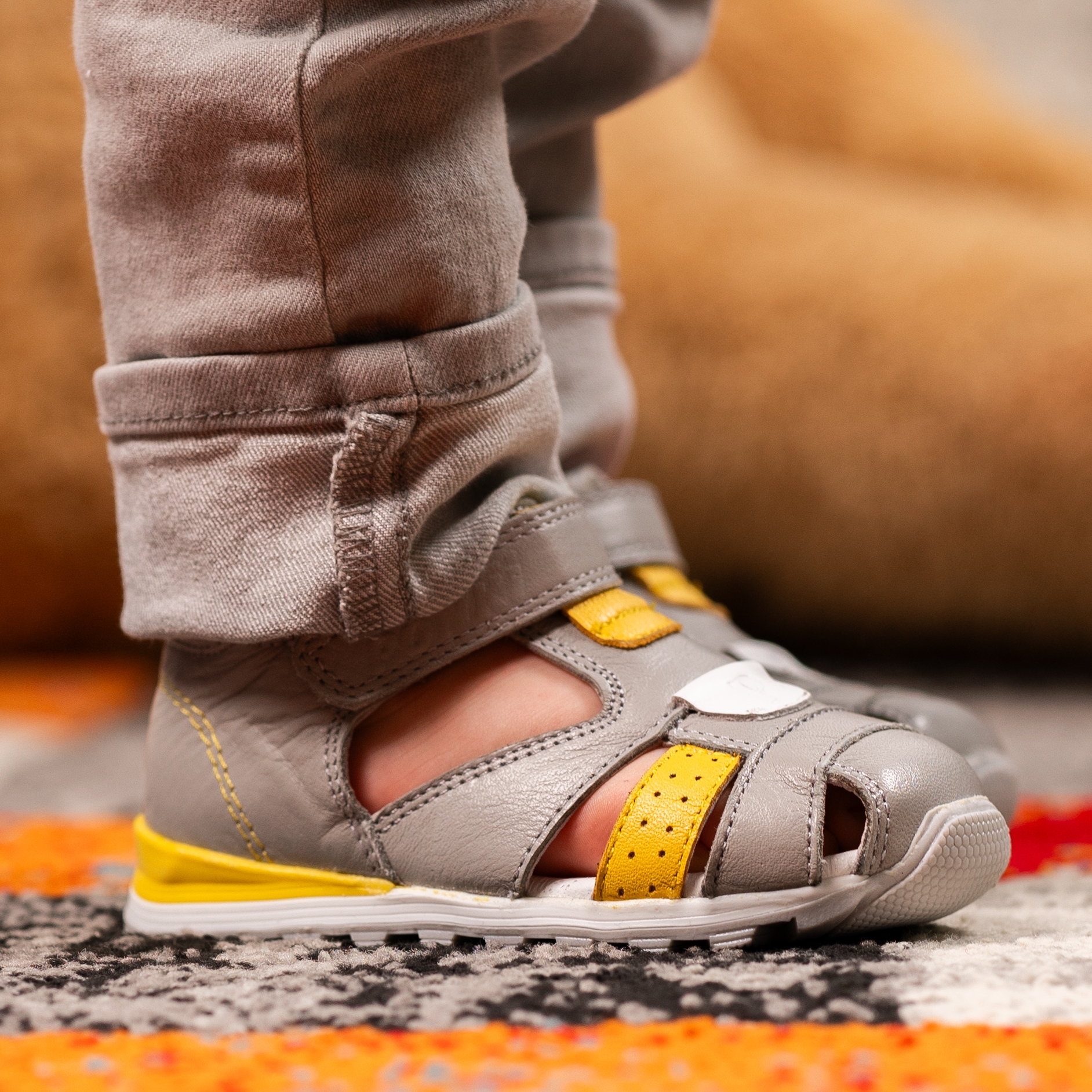 Baby sandals PONKI Solar Grey №19-25