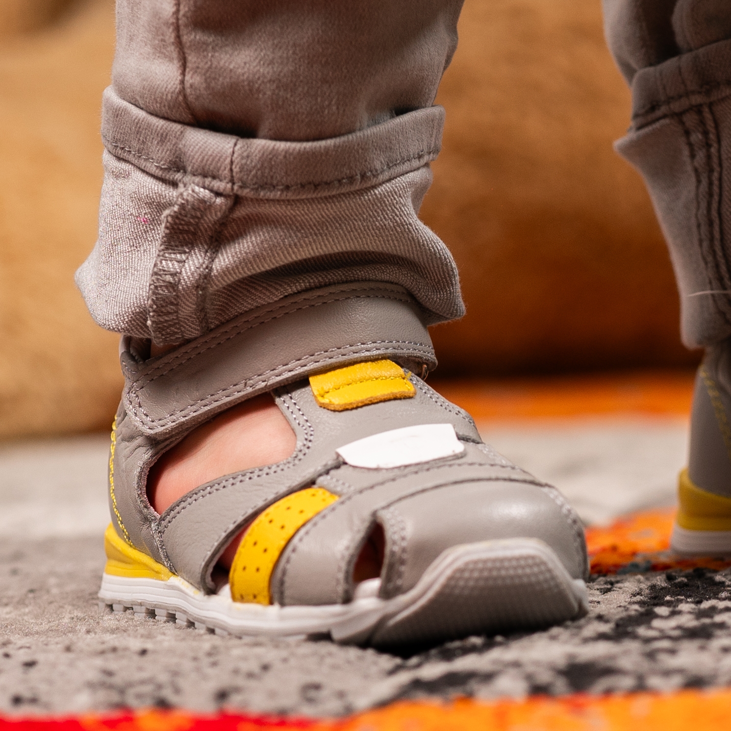 Baby sandals PONKI Solar Grey №19-25