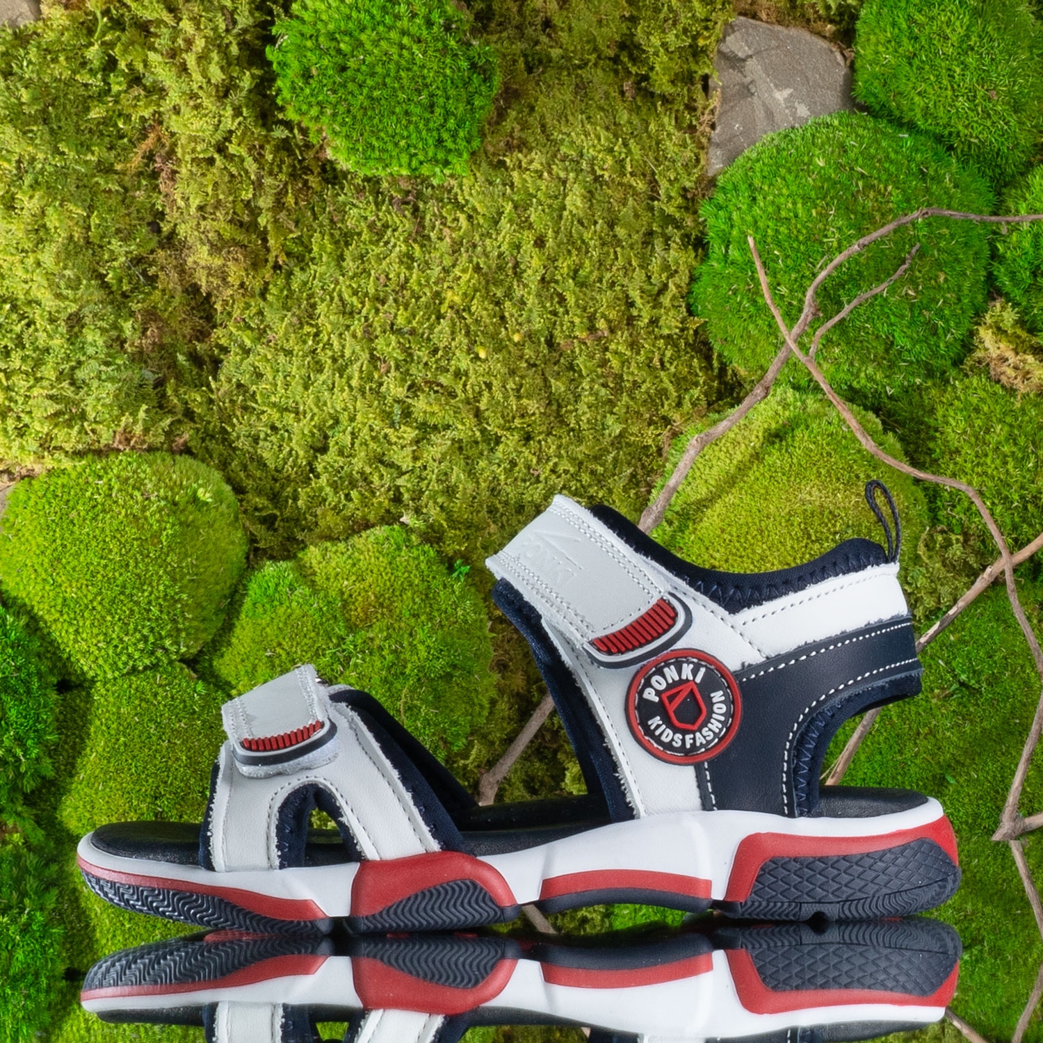 Baby Sandals PONKI SPORTA - TR WHITE №22-25