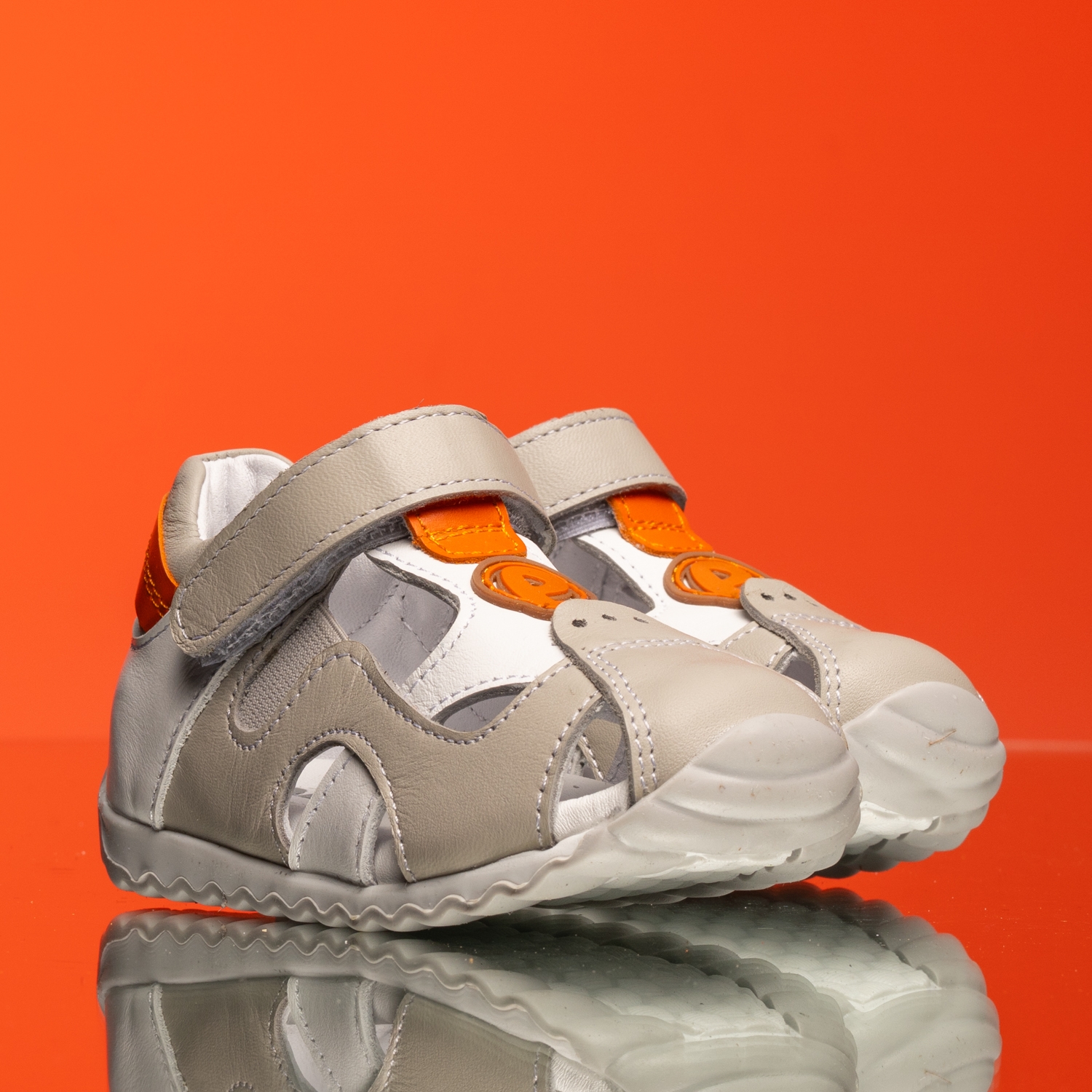 Baby sandals PONKI Sprintlet Grey №21-25