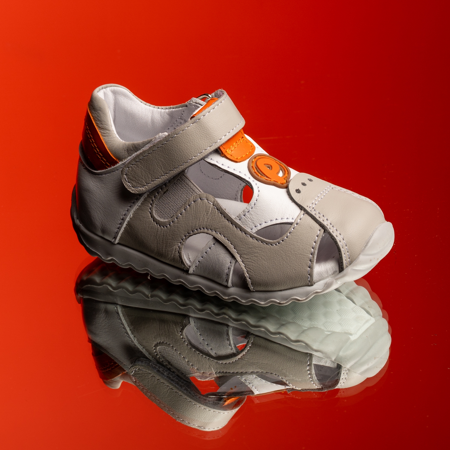 Baby sandals PONKI Sprintlet Grey №21-25