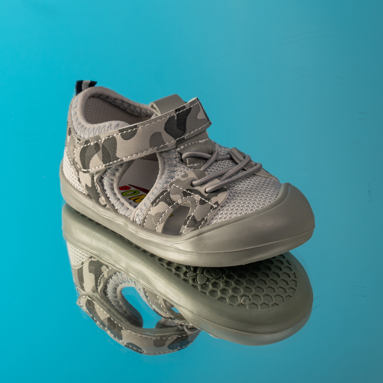 Baby sandals PONKI SQUASH GREY №19-25