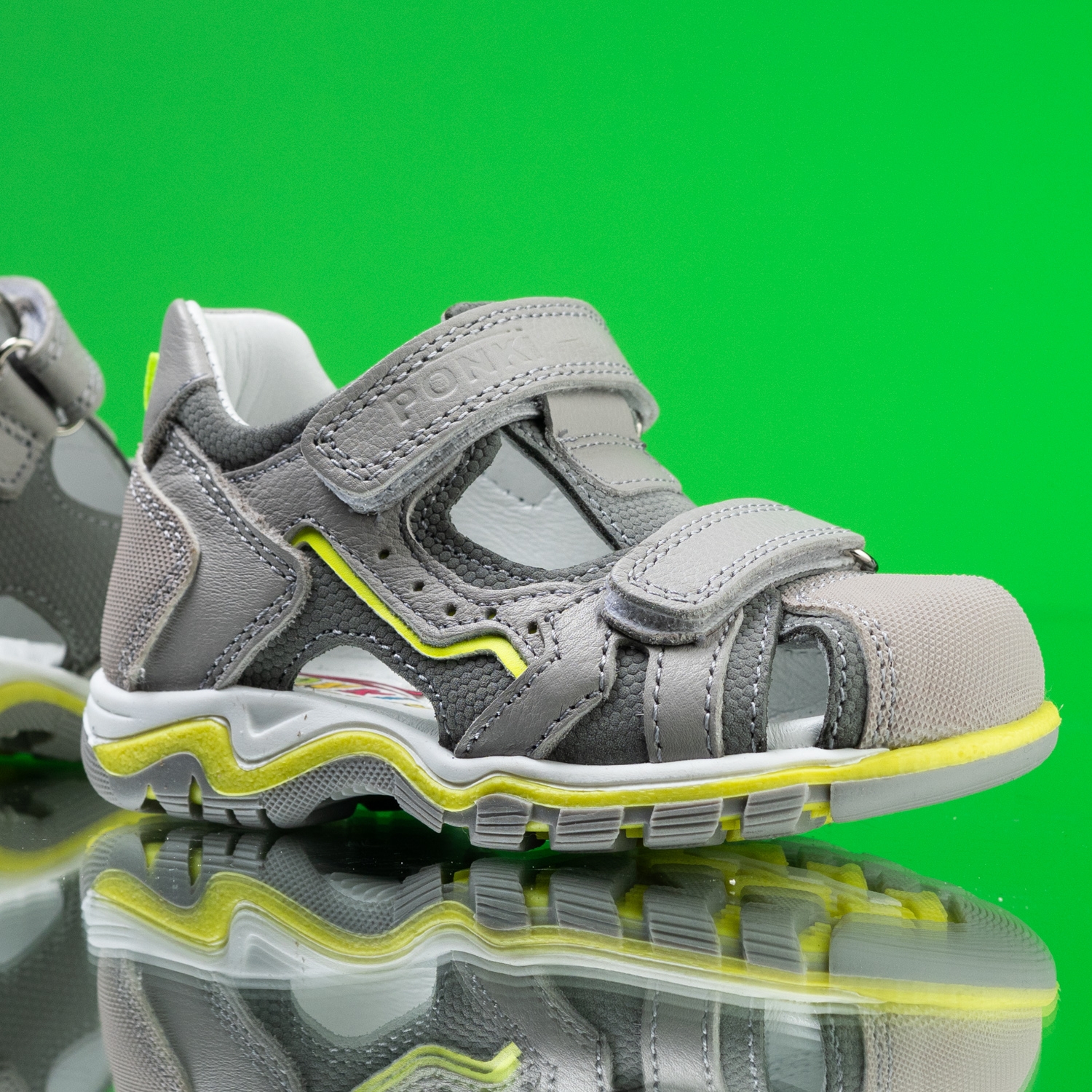 Baby sandals PONKI TEXAS Grey №21-25