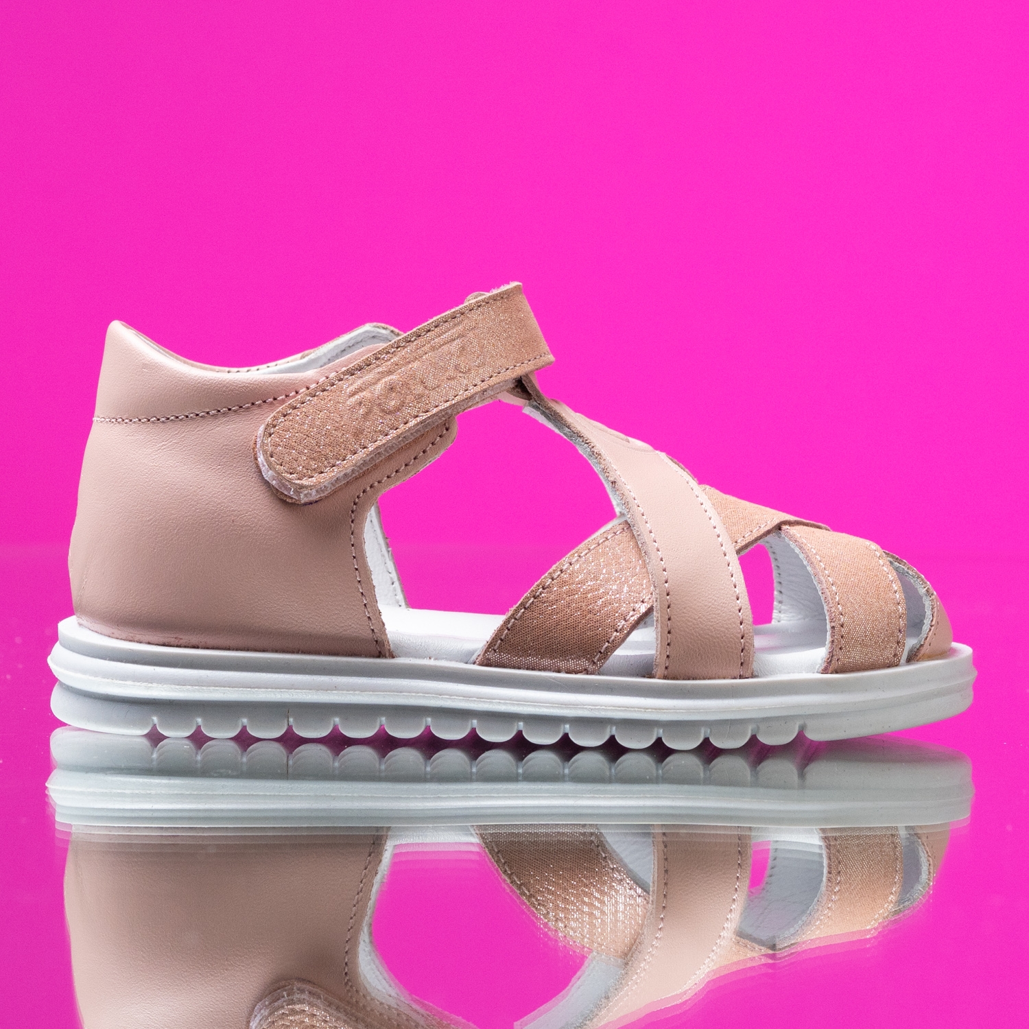 Baby sandals PONKI Woven Powder №19-25