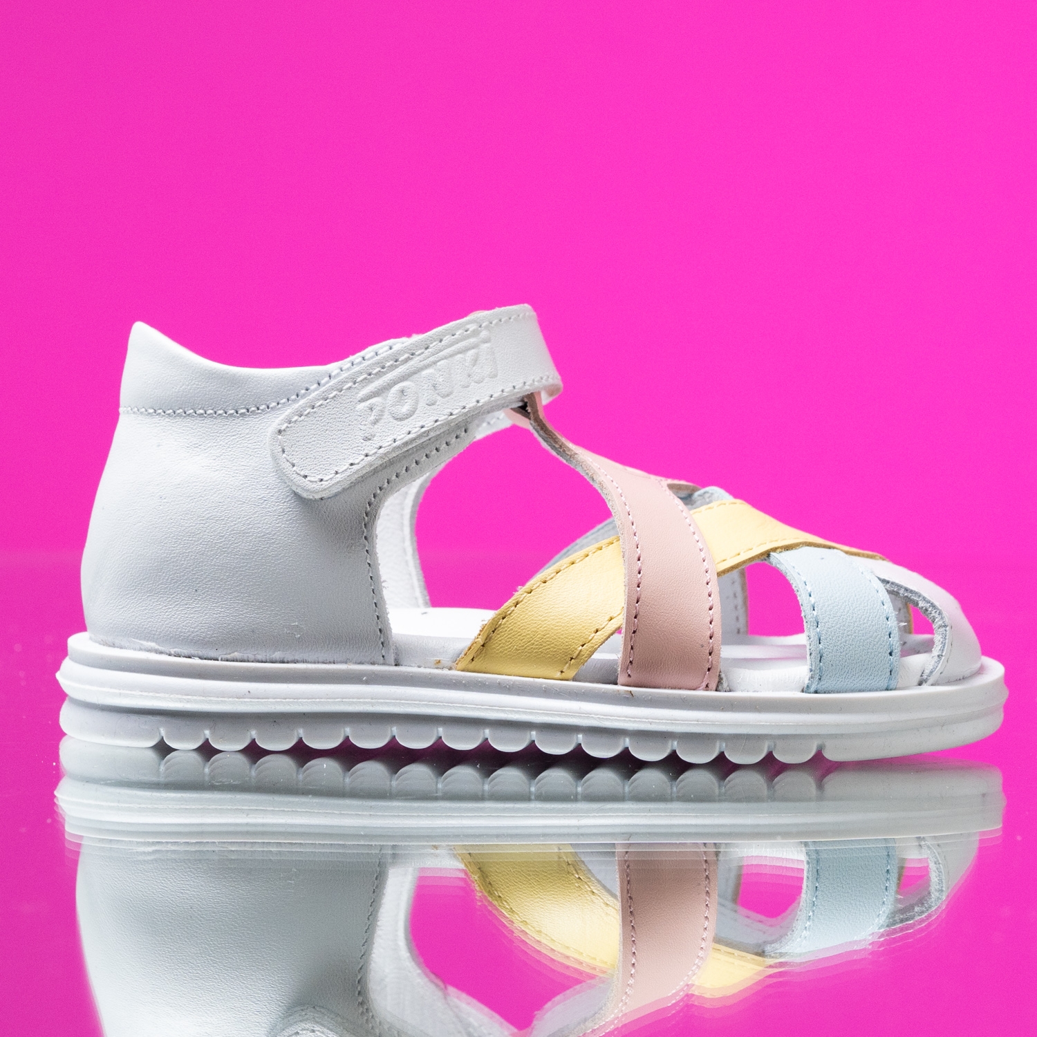 Baby sandals PONKI Woven Rainbow №19-25