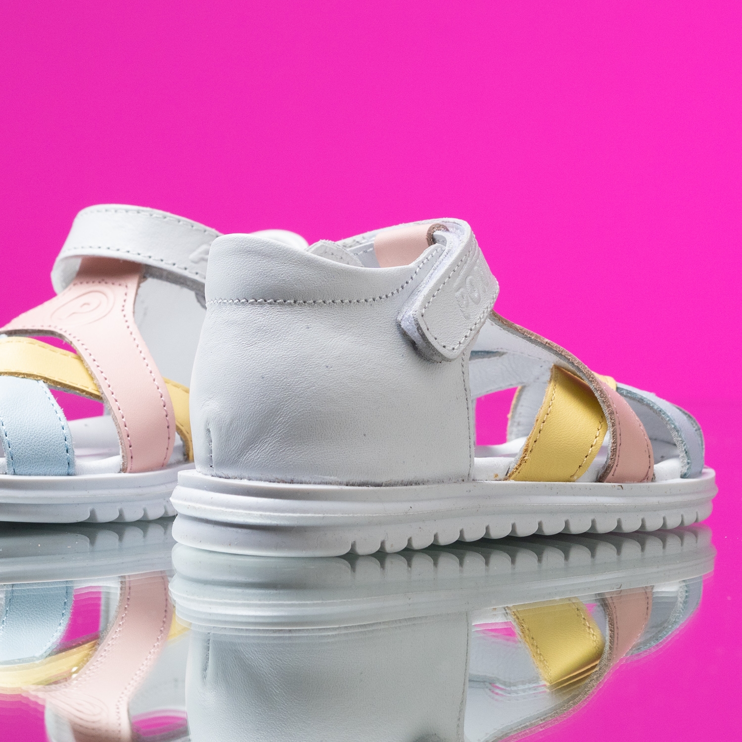 Baby sandals PONKI Woven Rainbow №19-25