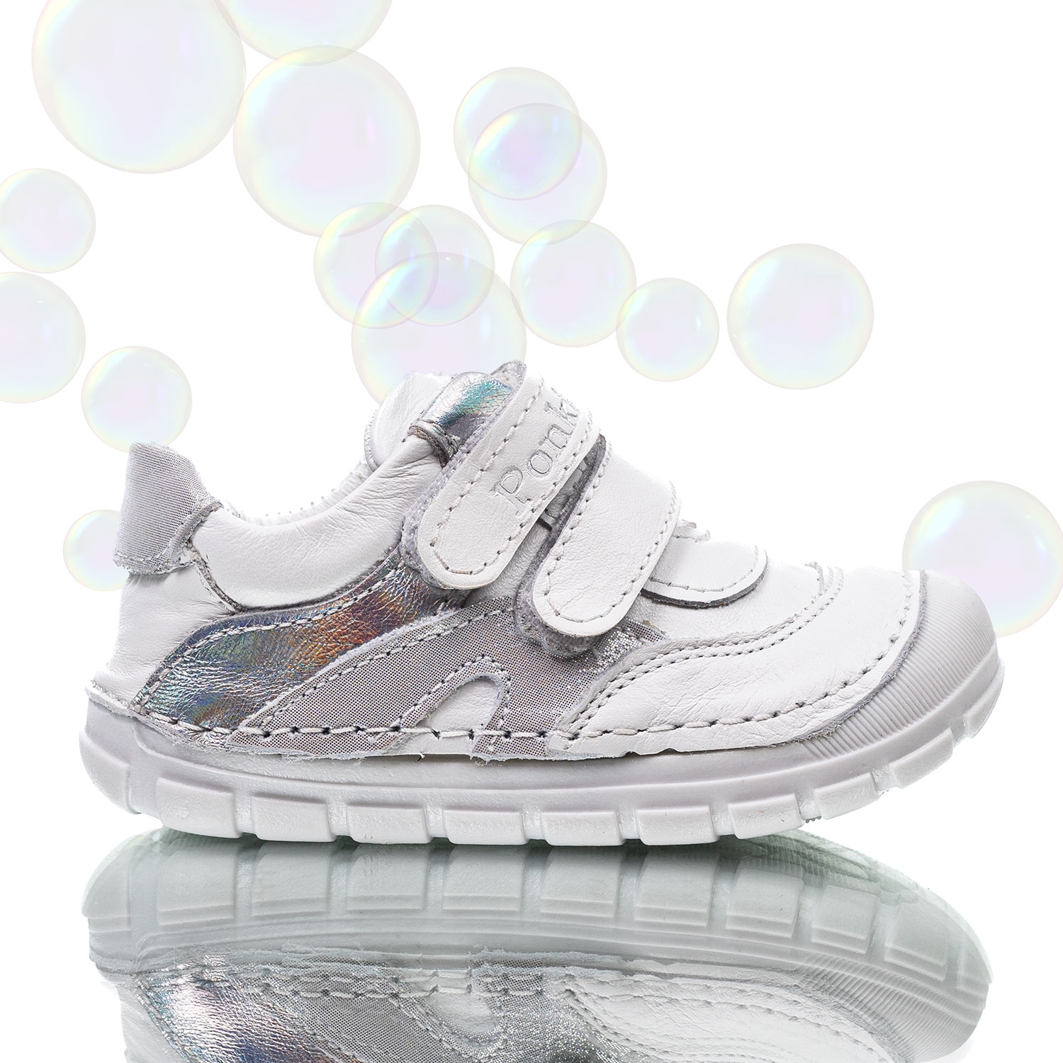 Baby shoes PONKI BAREFOOT FALKA White №20-25