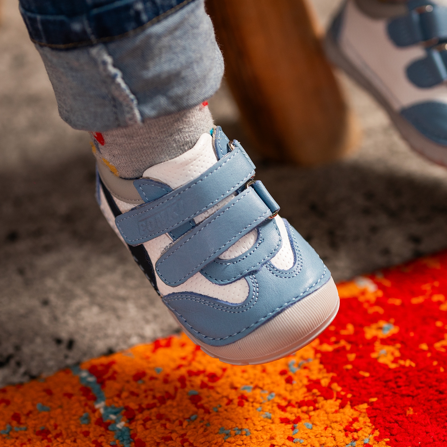 Baby shoes PONKI BAREFOOT LYNN'S BLUE №19-21