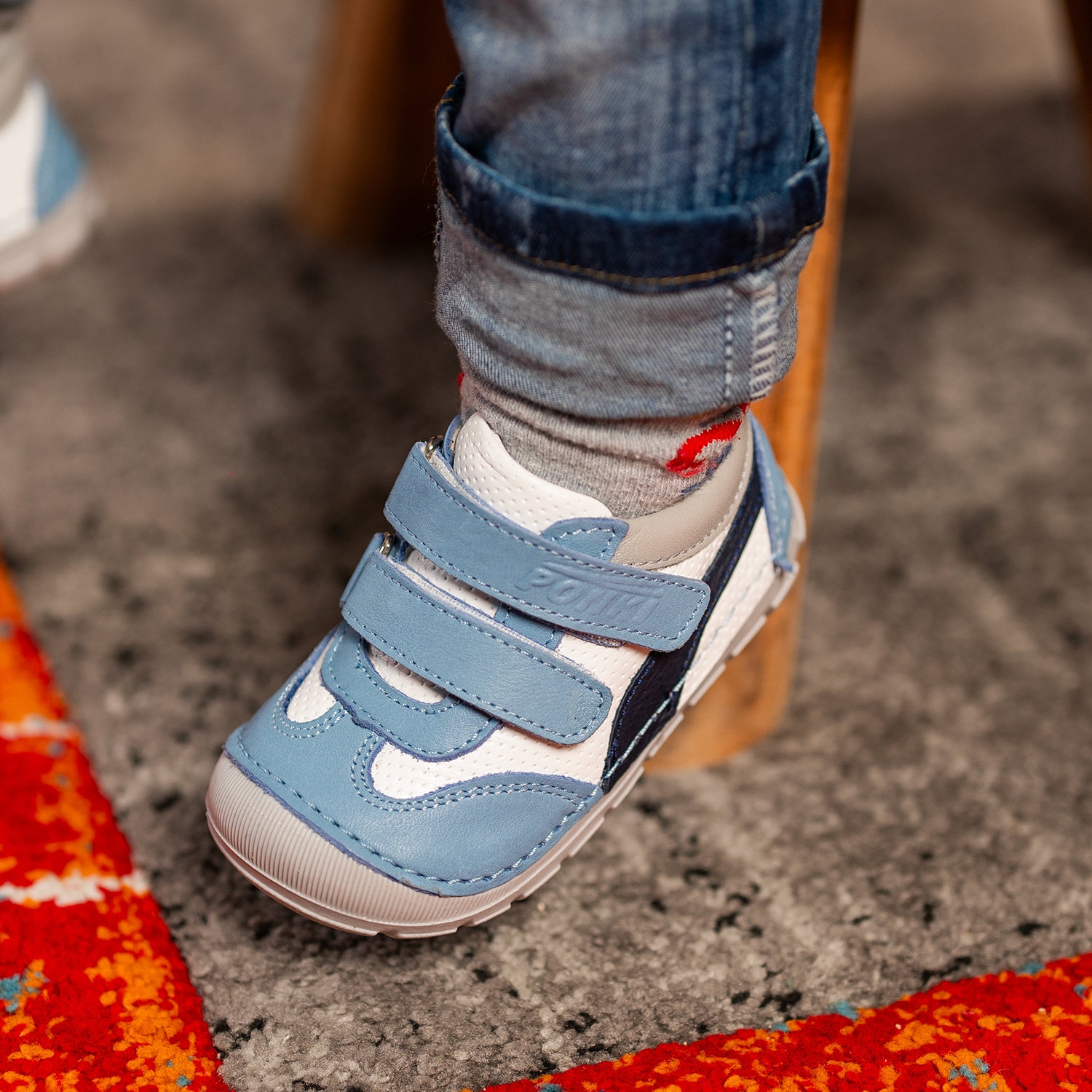 Baby shoes PONKI BAREFOOT LYNN'S BLUE №19-21