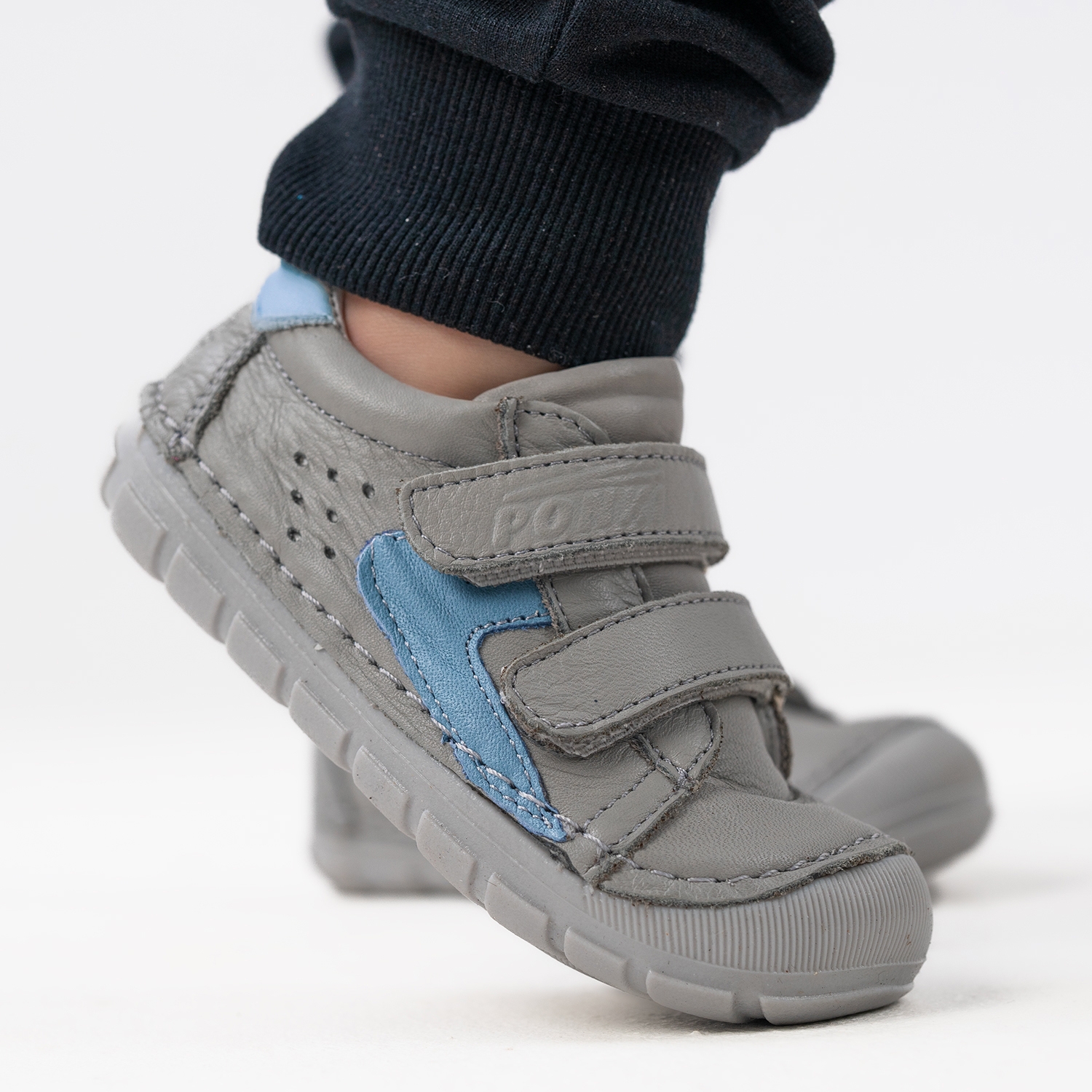 Baby shoes PONKI BAREFOOT POMA Grey №19-25