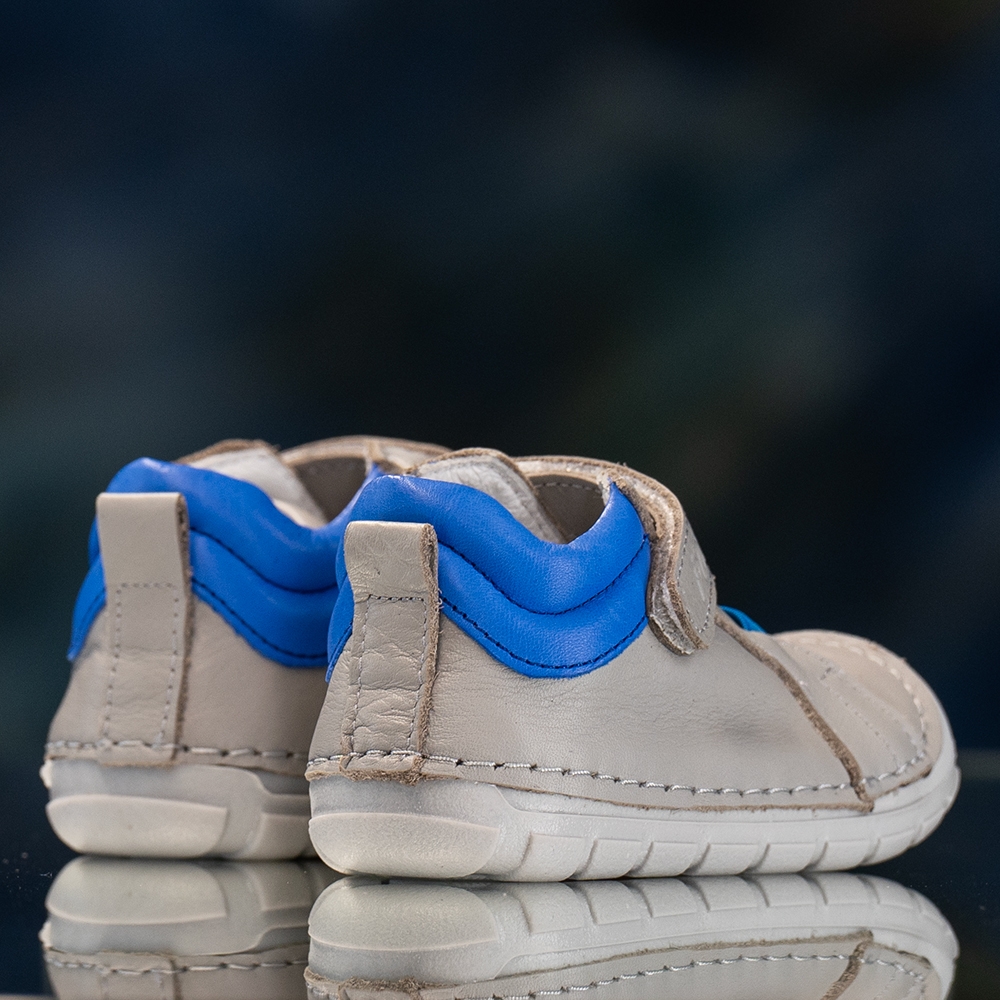 Baby Shoes PONKI BAREFOOT Print Grey №19-21