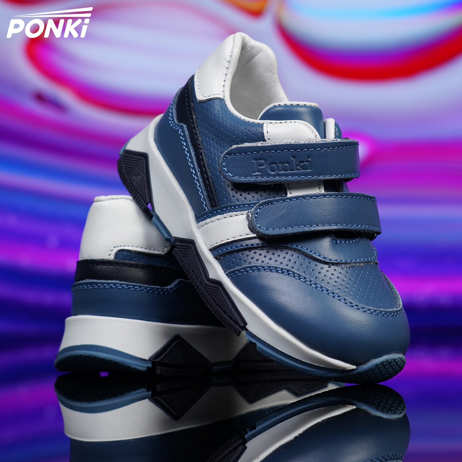 Baby shoes PONKI BONNE BLUE №19-21, №22-25