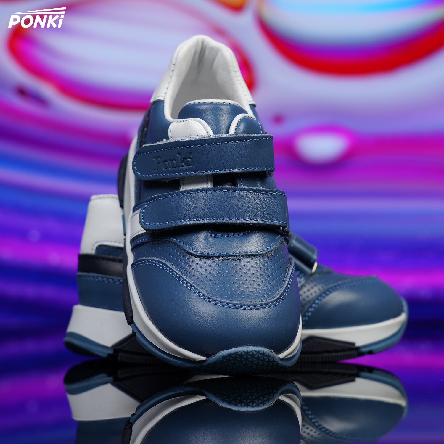 Baby shoes PONKI BONNE BLUE №19-21, №22-25