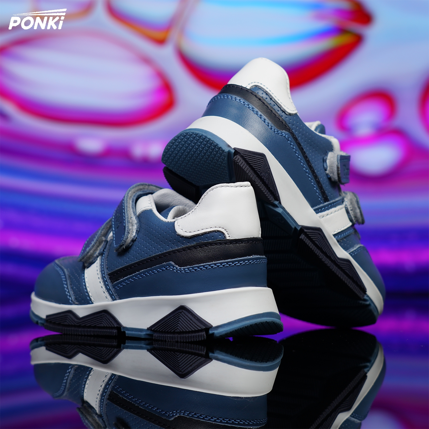 Baby shoes PONKI BONNE BLUE №19-21, №22-25