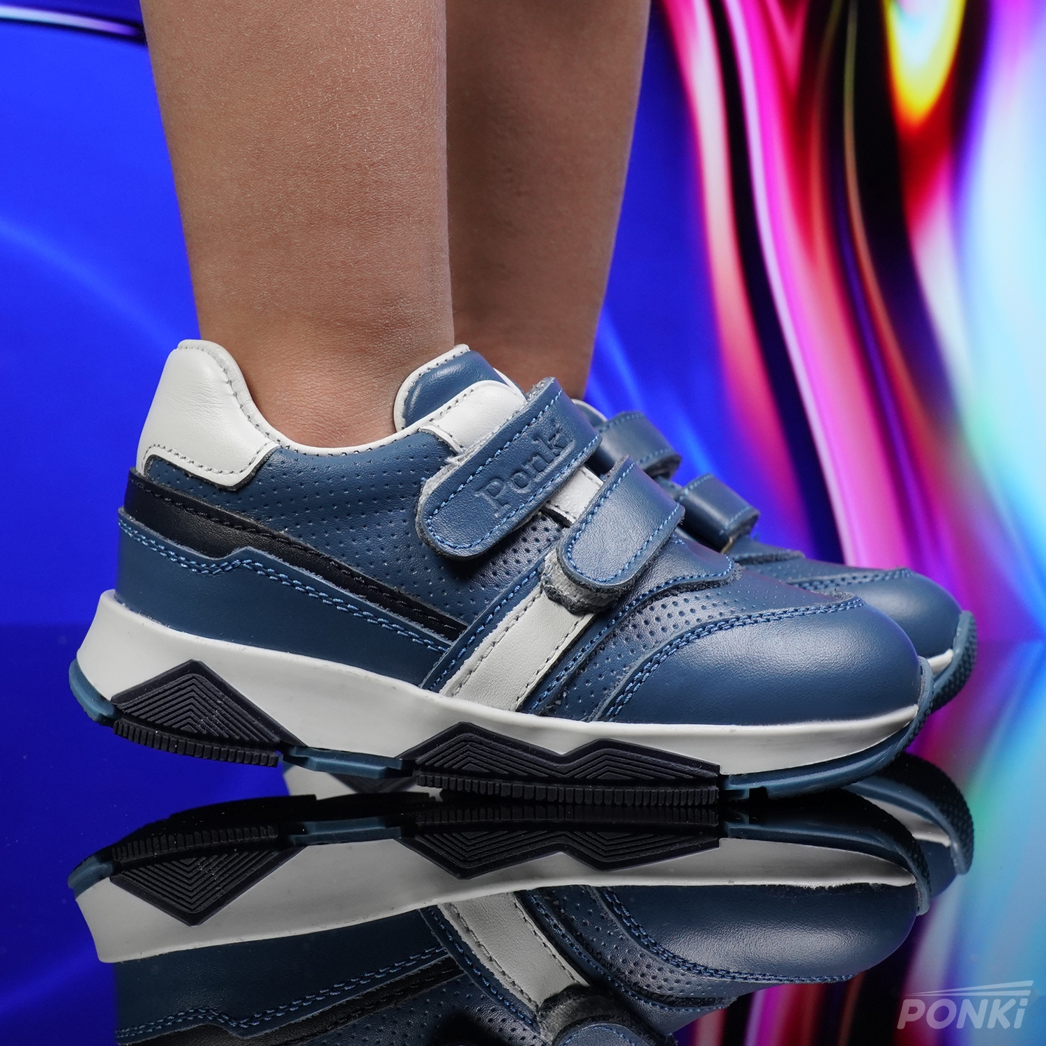 Baby shoes PONKI BONNE BLUE №19-21, №22-25