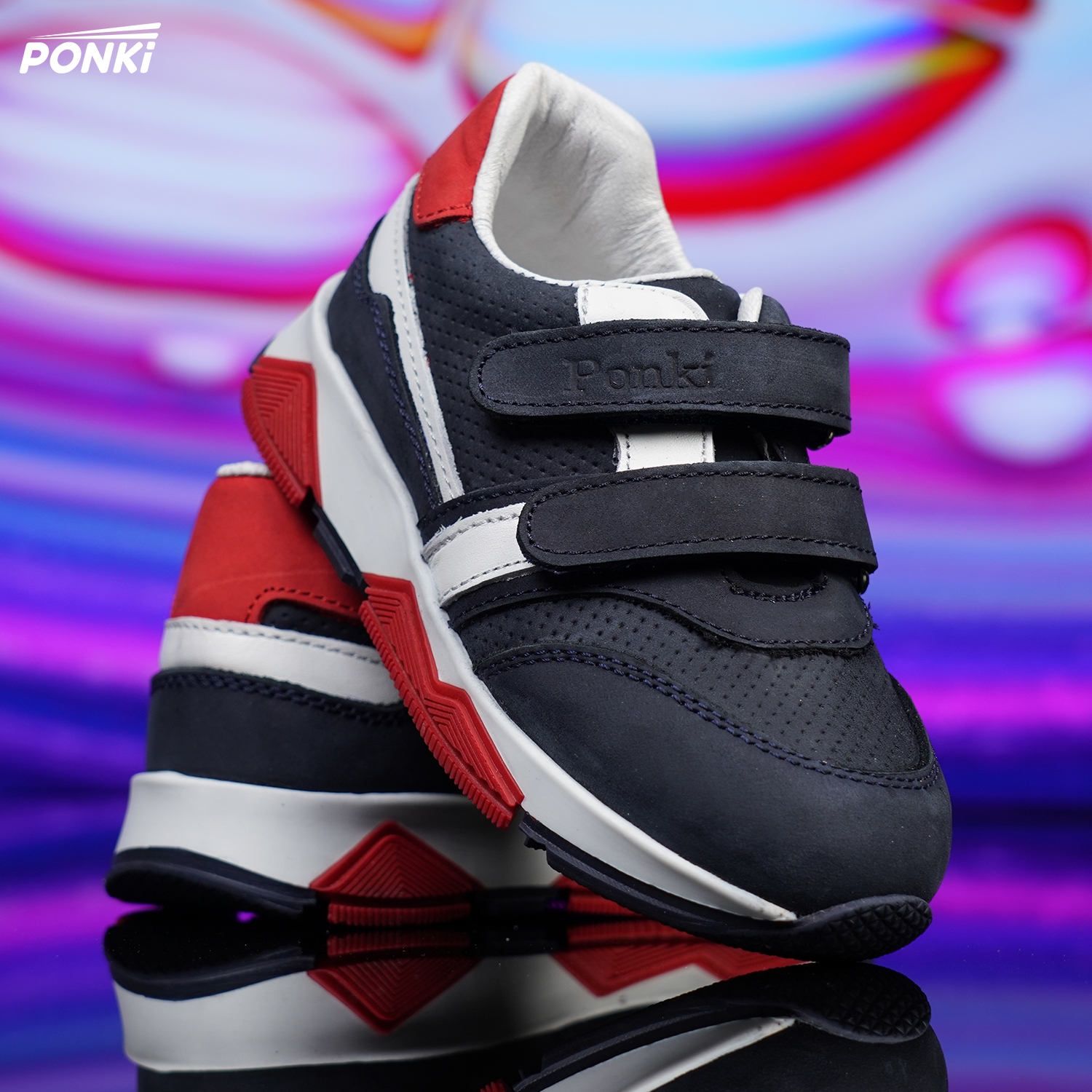 Baby Shoes PONKI BONNE DARKBLUE Sizes №19-21