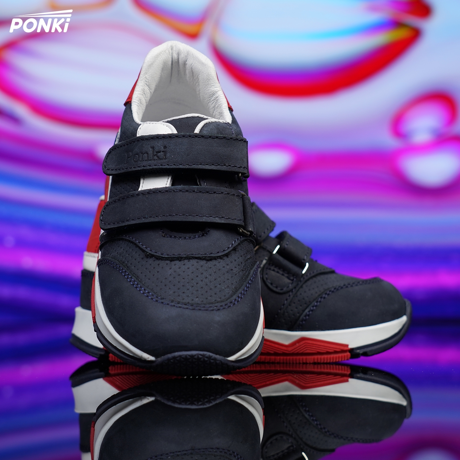 Baby Shoes PONKI BONNE DARKBLUE Sizes №19-21