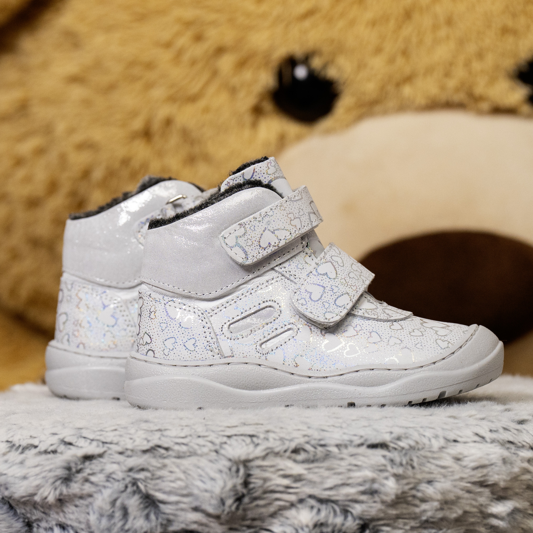 Baby Shoes PONKI Delore Silver Size 19-21