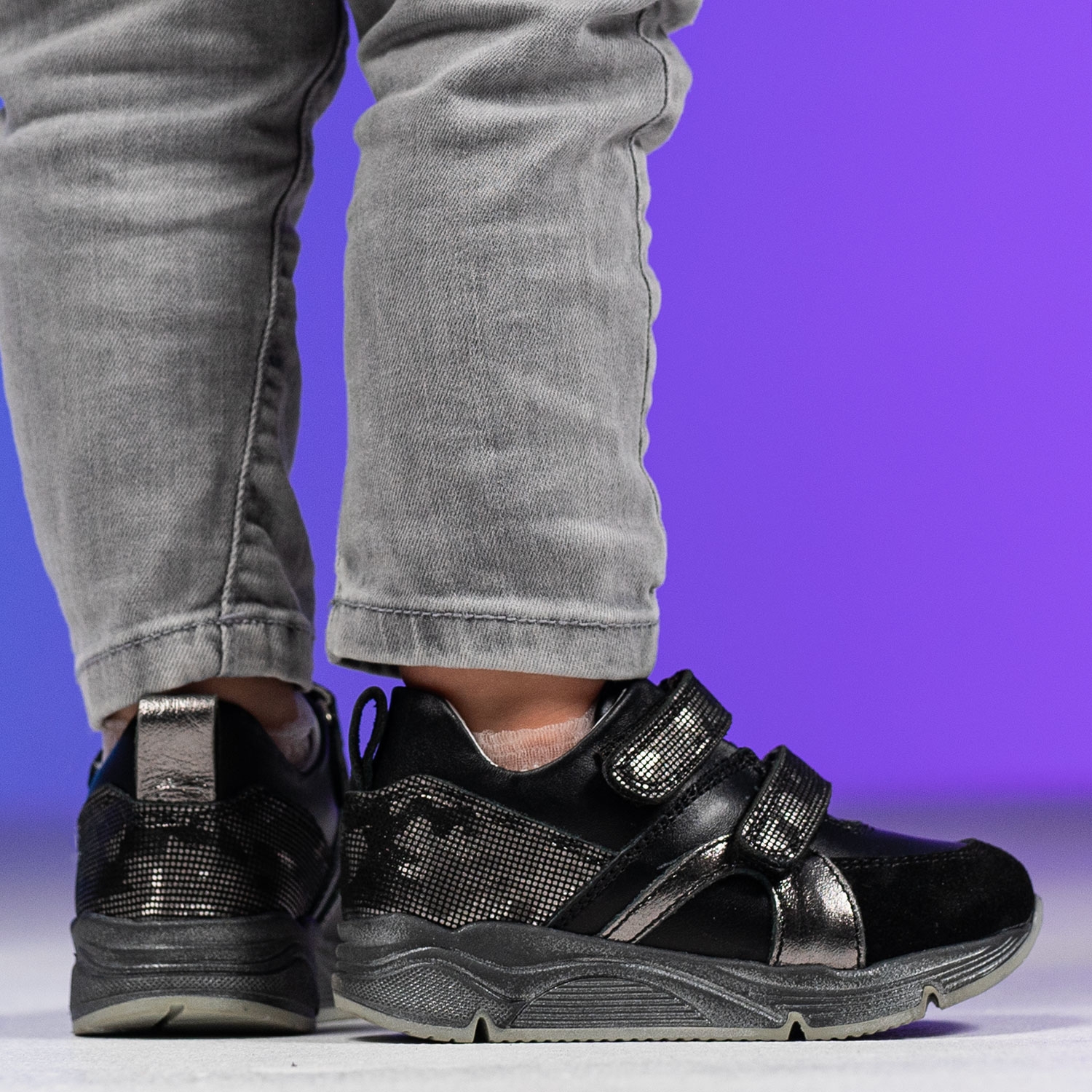 Baby shoes PONKI LUXIOR BLACK №22-25