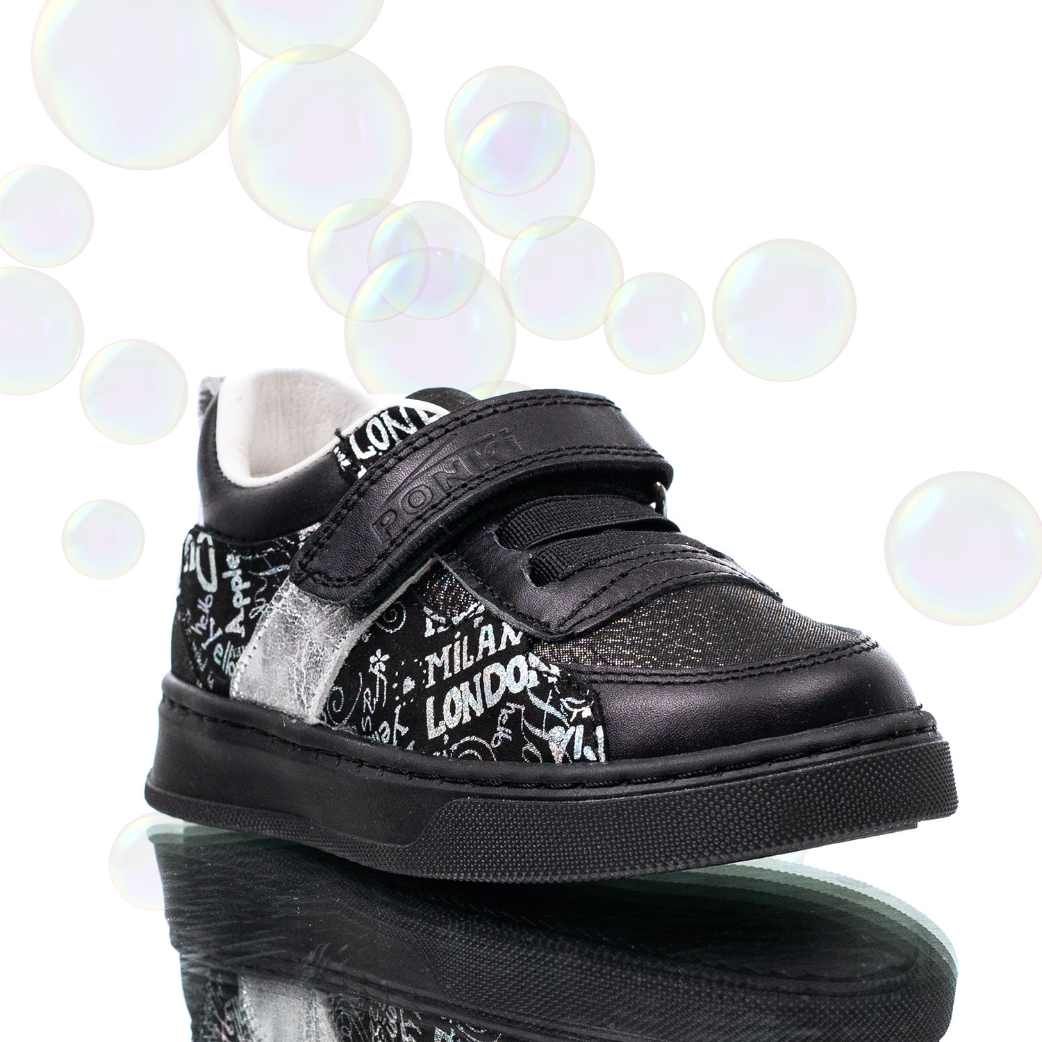 Baby shoes PONKI Sportive Black-Girl №21-25