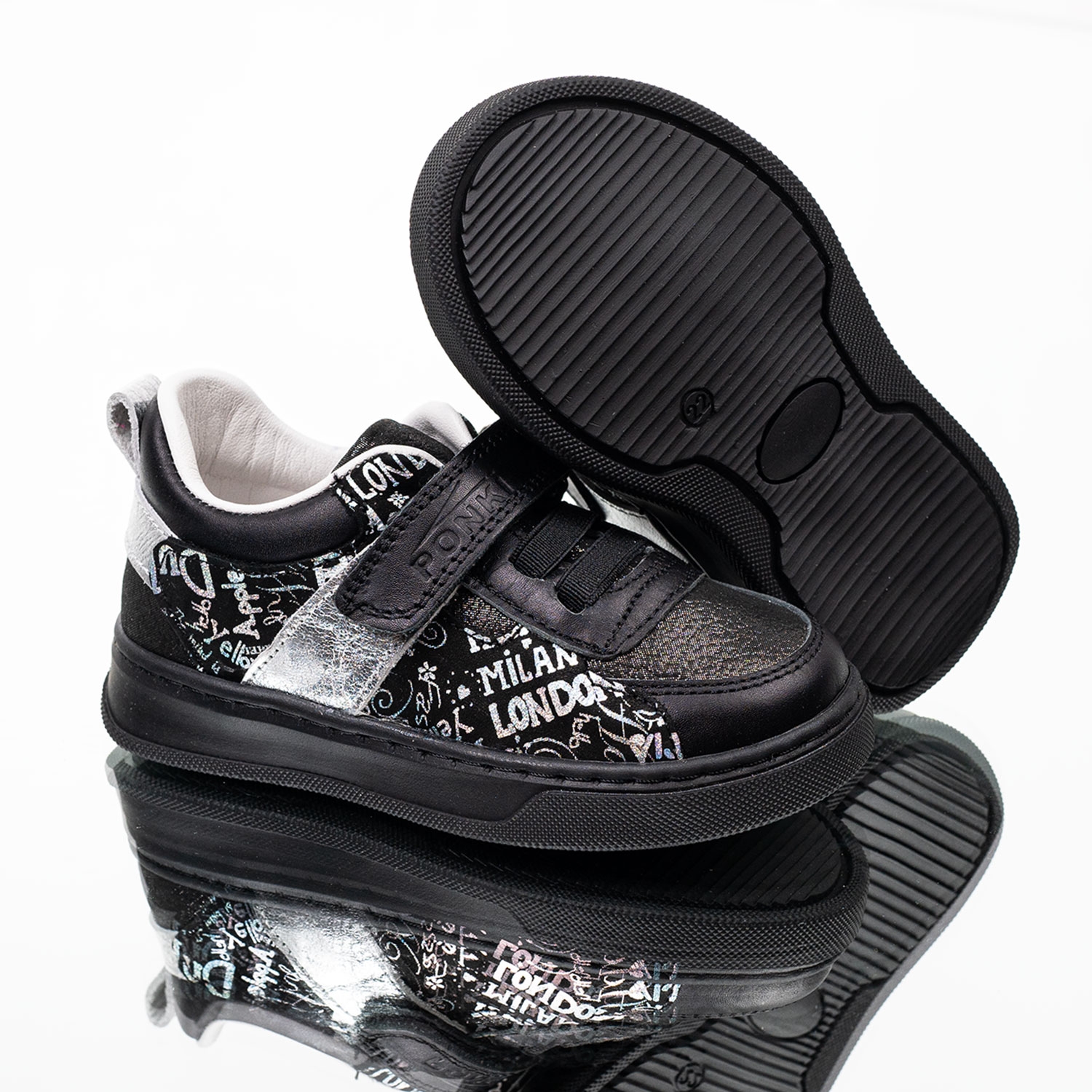 Baby shoes PONKI Sportive Black-Girl №21-25