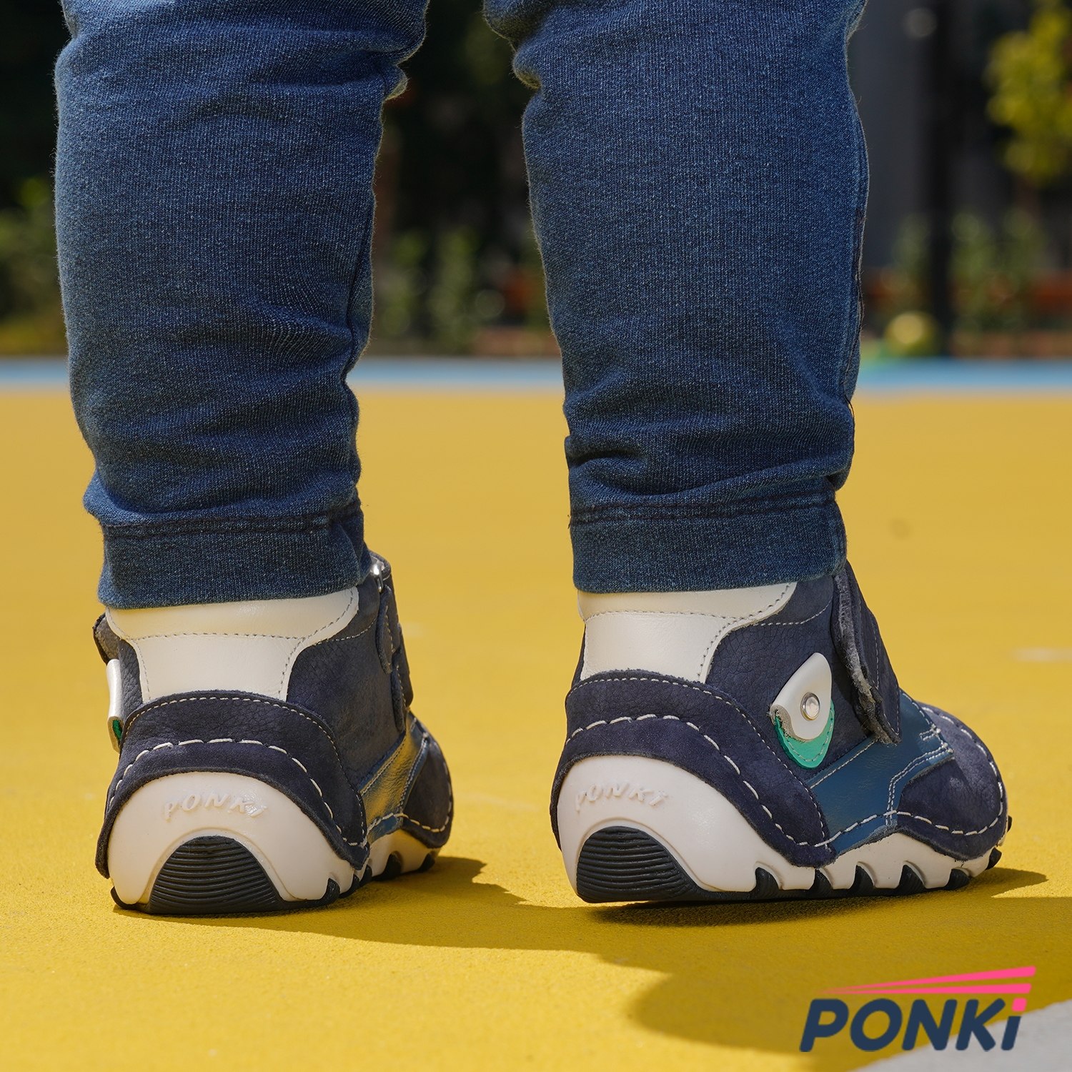 Baby shoes PUFFY KNOB BLUE №19-21