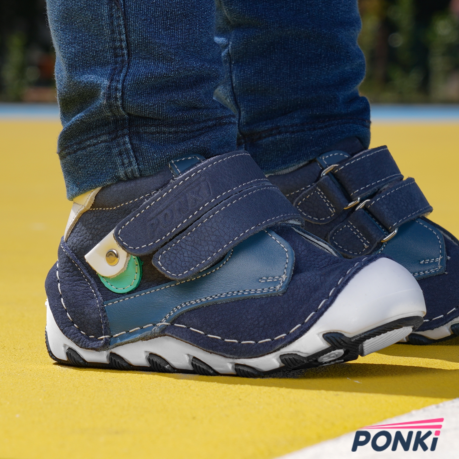 Baby shoes PUFFY KNOB BLUE №19-21