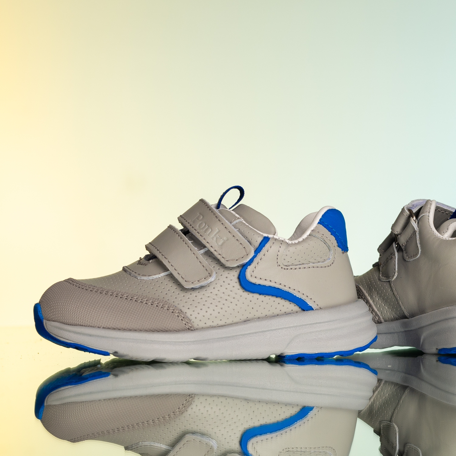 Baby Sneakers PONKI Cozees Grey №19-25