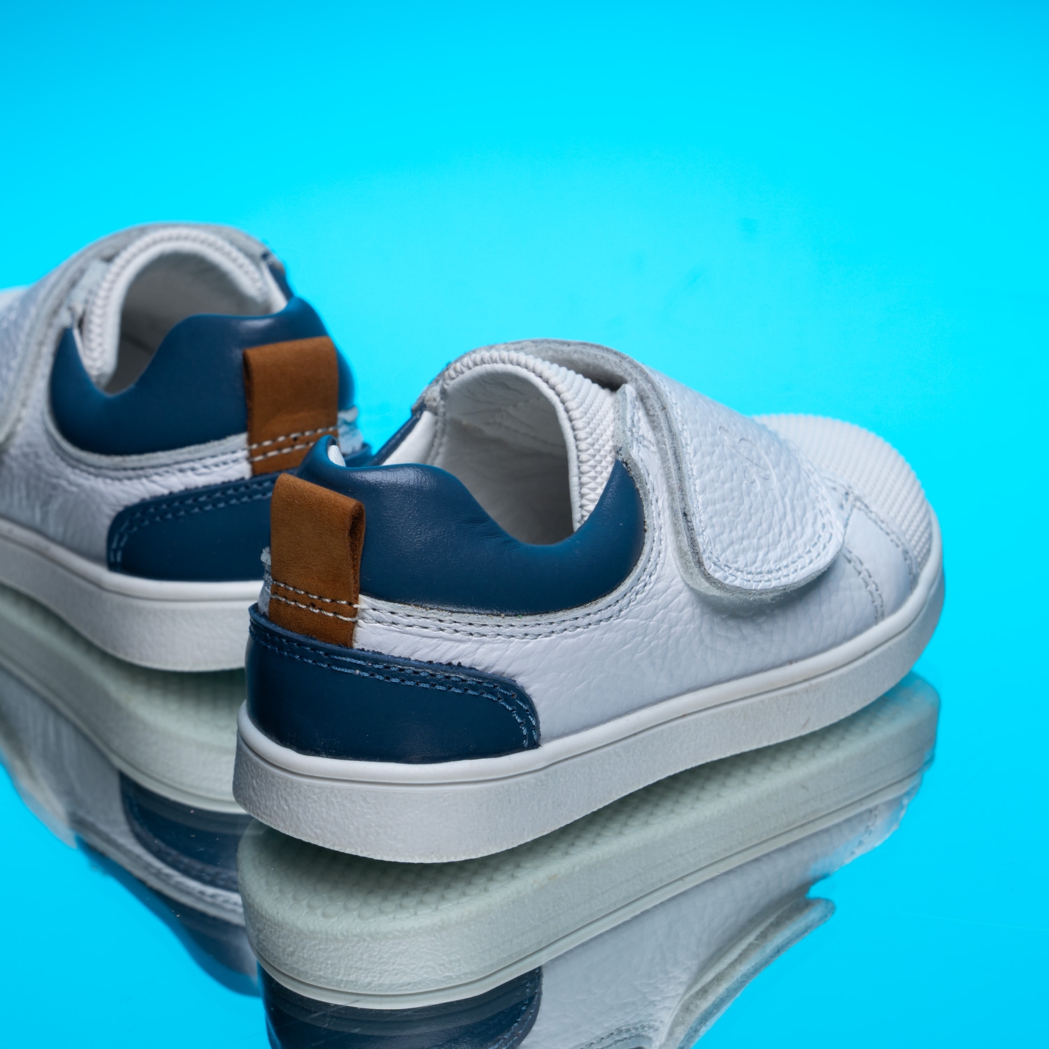 Baby Sports Shoes Bebbini Shell White Size 21-26