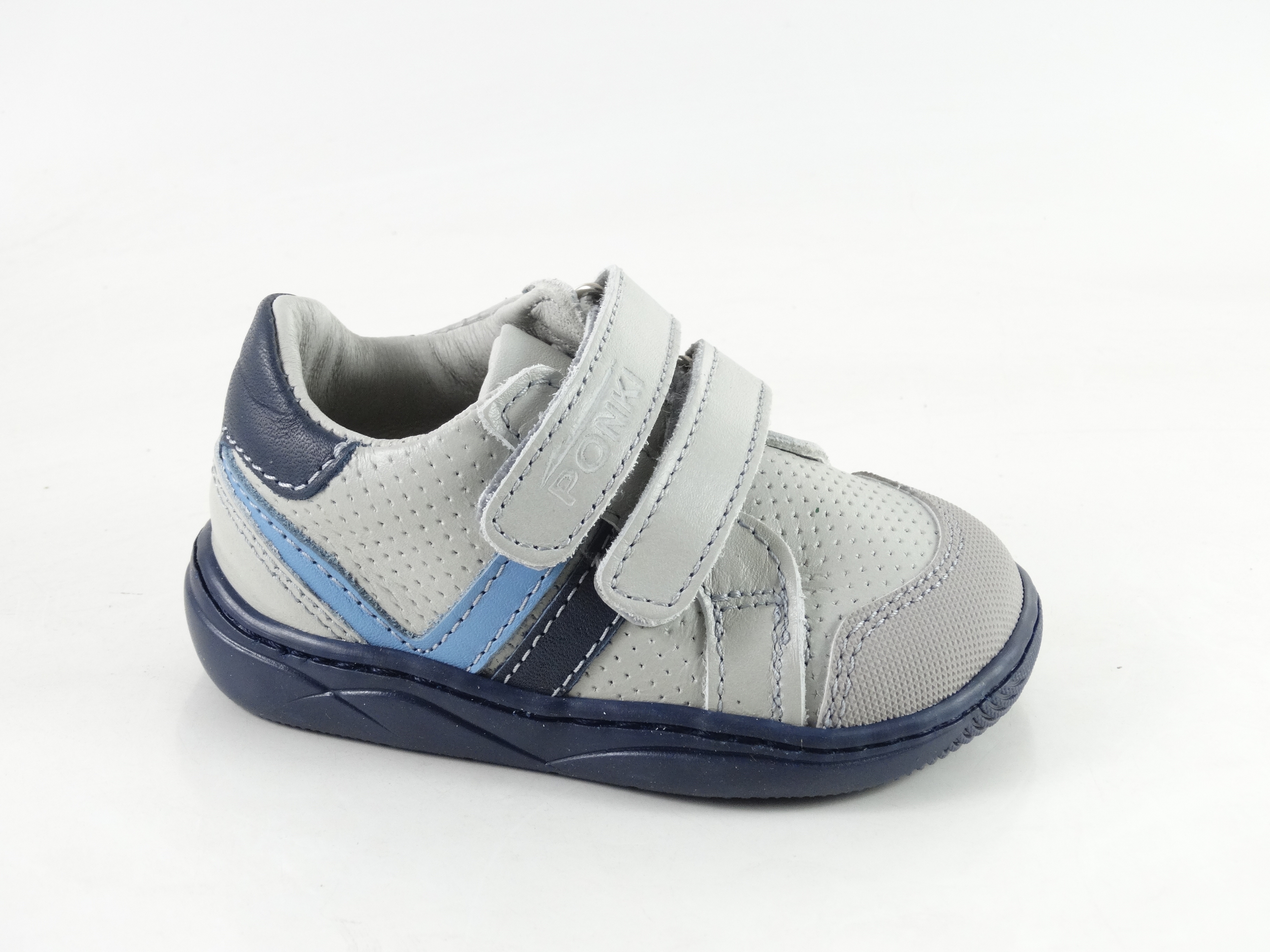 Baby Barefoot Shoes PONKI Barefoot Lignes Grey №19-21