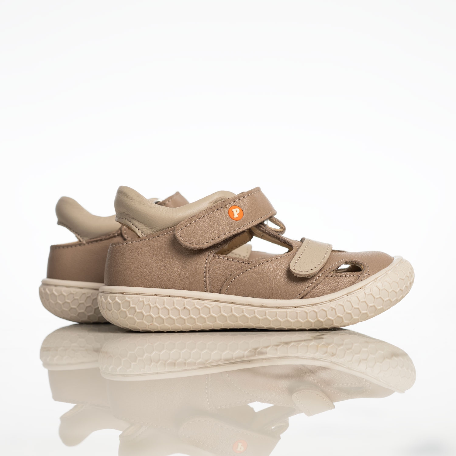 Baby sandals PONKI Bolder Brown -  Beige №22-25